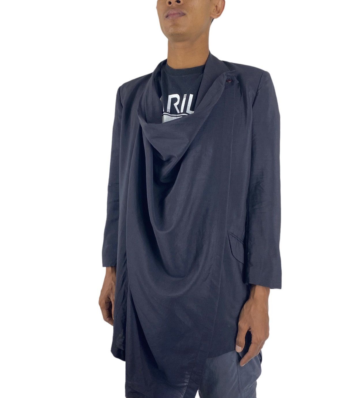 Issey Miyake 🔥SALE🔥VINTAGE ISSEY MIYAKE ASYMMETRIC JACKET Size US M / EU 48-50 / 2 - 8 Thumbnail