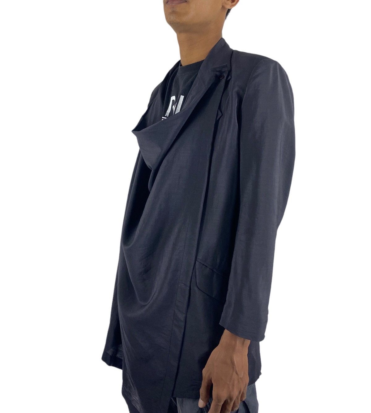 Issey Miyake 🔥SALE🔥VINTAGE ISSEY MIYAKE ASYMMETRIC JACKET Size US M / EU 48-50 / 2 - 7 Thumbnail