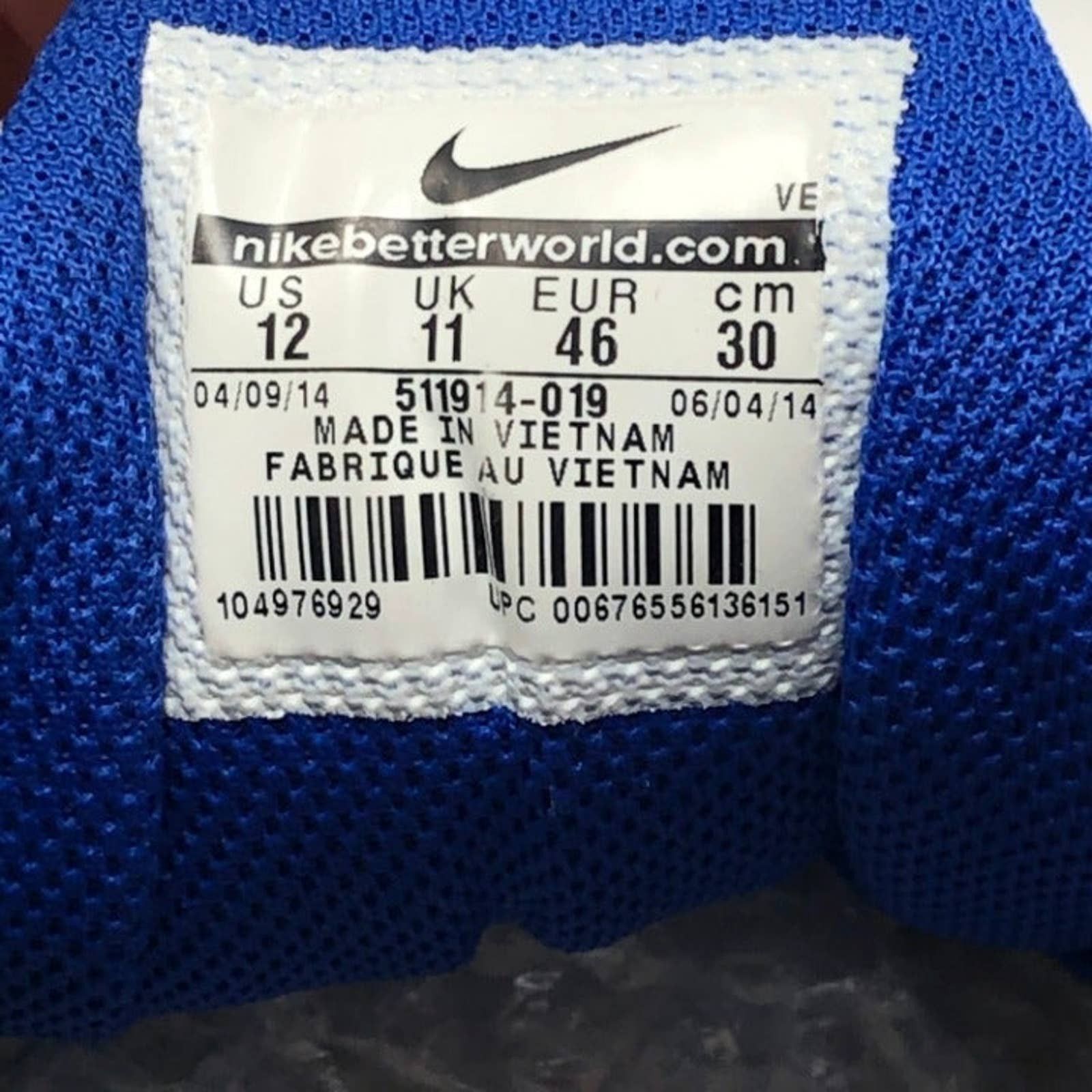 Nike NIKE AIR RELENTLESS 2 MENS 511914-019 Size US 12 / EU 45 - 3 Thumbnail