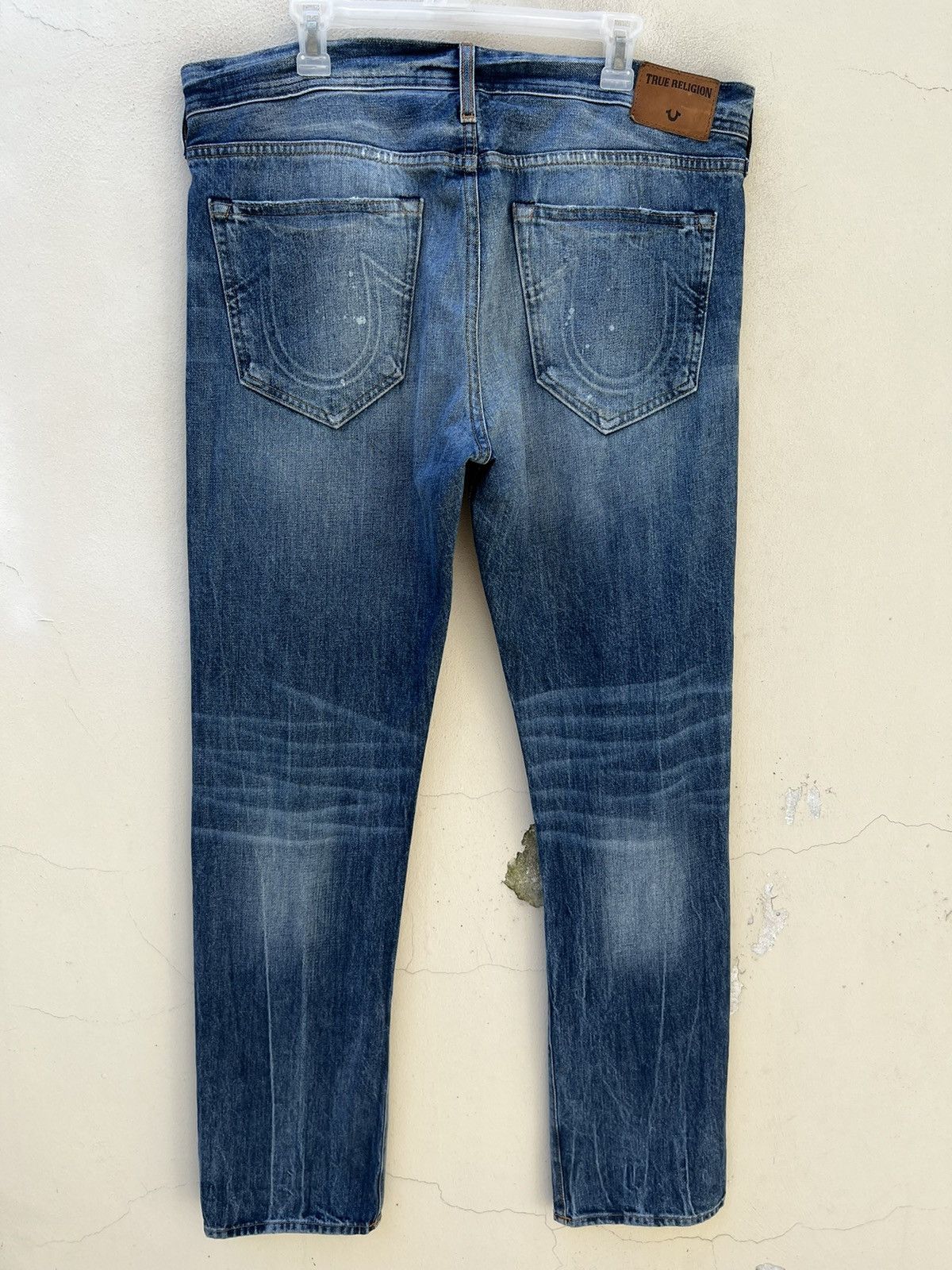 True Religion Vintage 2000s True Religion Rips Distressed Denim Jeans Size US 36 / EU 52 - 17 Thumbnail
