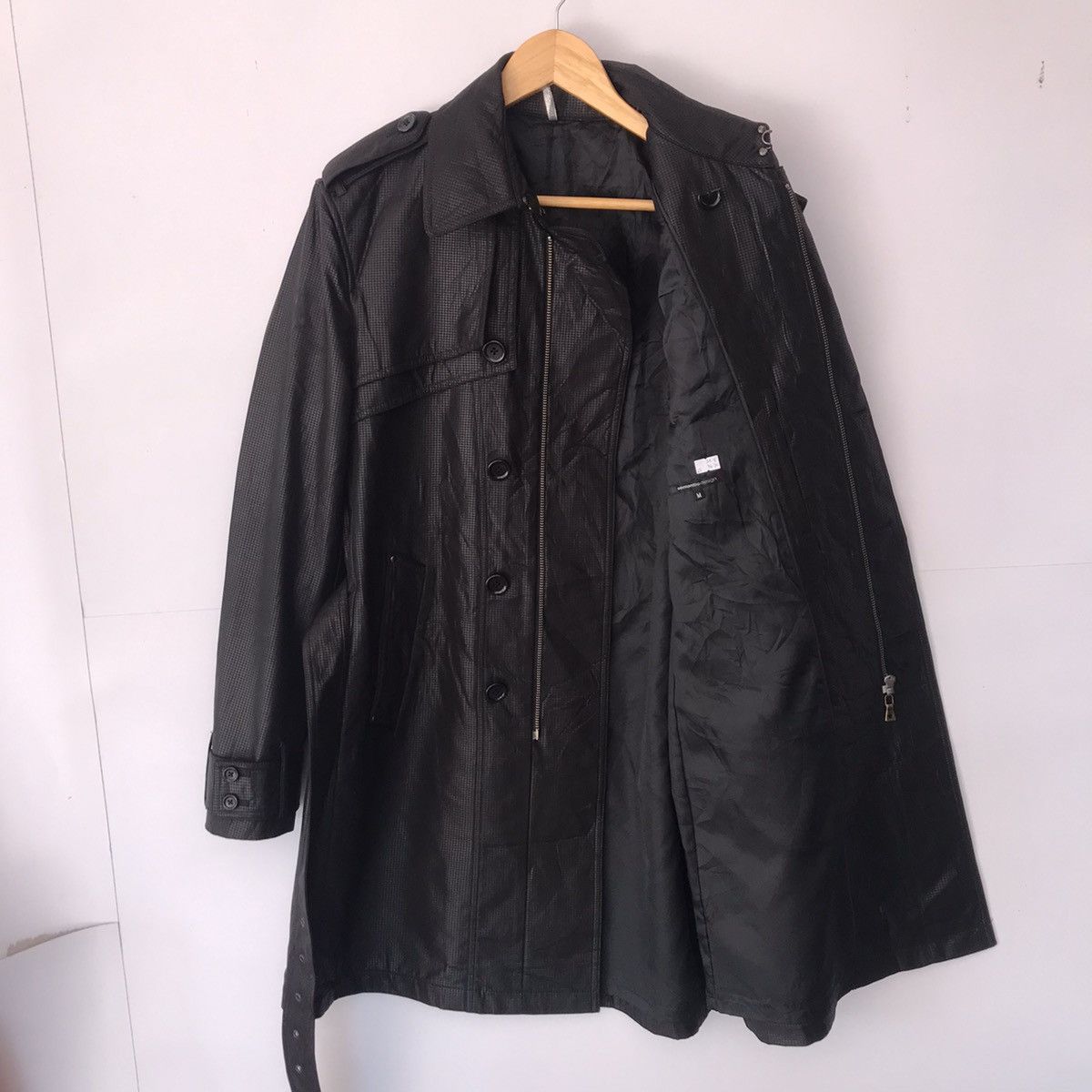 If Six Was Nine × Japanese Brand × Le Grande Bleu (L.G.B.) Semanticdesign Nylon Trance Coat Punk Bondage Size US M / EU 48-50 / 2 - 9 Thumbnail