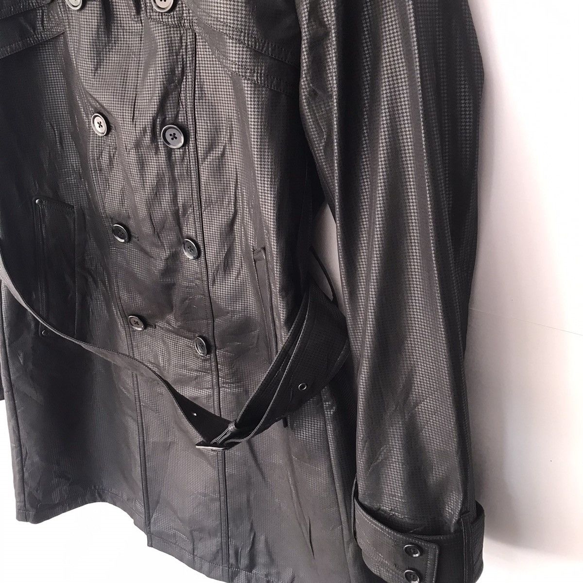 If Six Was Nine × Japanese Brand × Le Grande Bleu (L.G.B.) Semanticdesign Nylon Trance Coat Punk Bondage Size US M / EU 48-50 / 2 - 5 Thumbnail