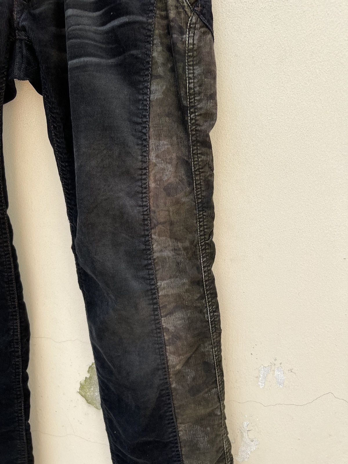 Nicole Club Vintage Nicole Club FM Patchwork Cord Stretch Flare Jeans Size US 30 / EU 46 - 8 Thumbnail
