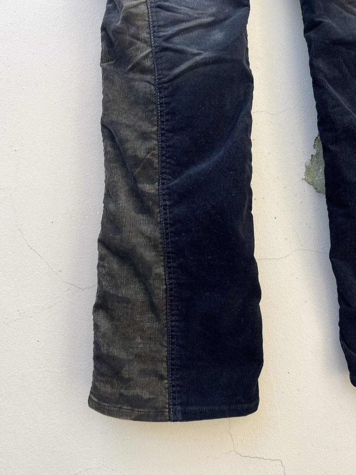 Nicole Club Vintage Nicole Club FM Patchwork Cord Stretch Flare Jeans Size US 30 / EU 46 - 12 Thumbnail
