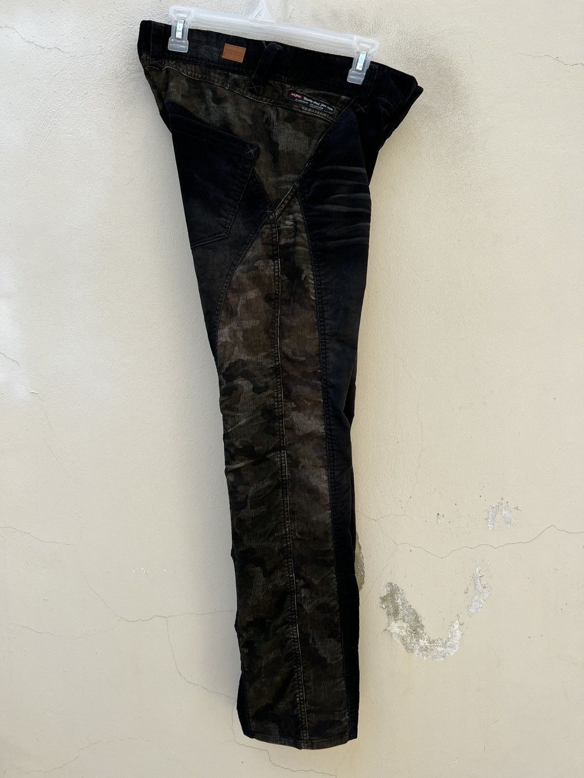 Nicole Club Vintage Nicole Club FM Patchwork Cord Stretch Flare Jeans Size US 30 / EU 46 - 16 Thumbnail