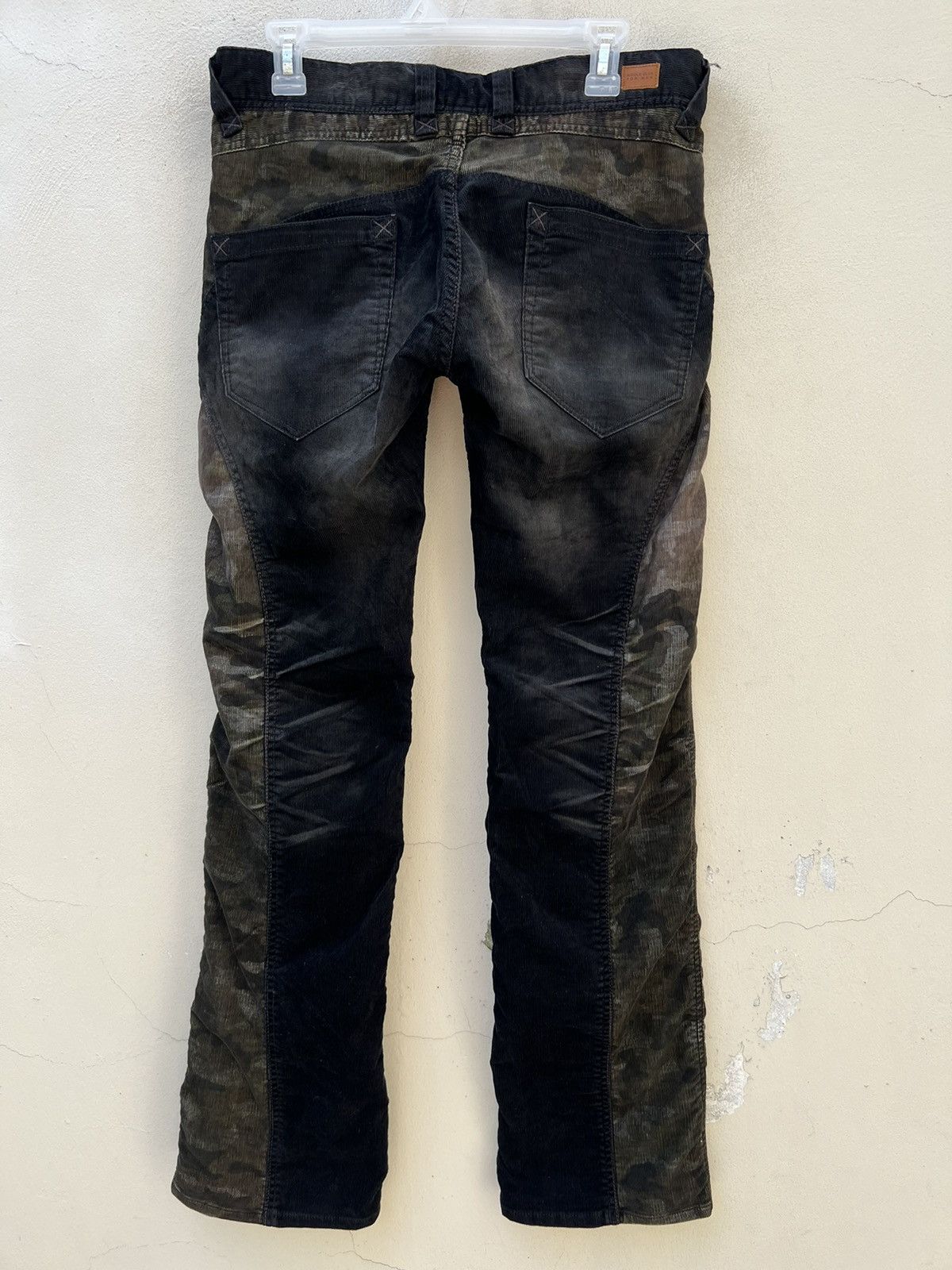 Nicole Club Vintage Nicole Club FM Patchwork Cord Stretch Flare Jeans Size US 30 / EU 46 - 10 Thumbnail