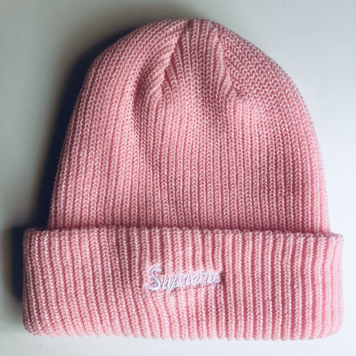 Supreme Loose Gauge Beanie Pink | Grailed