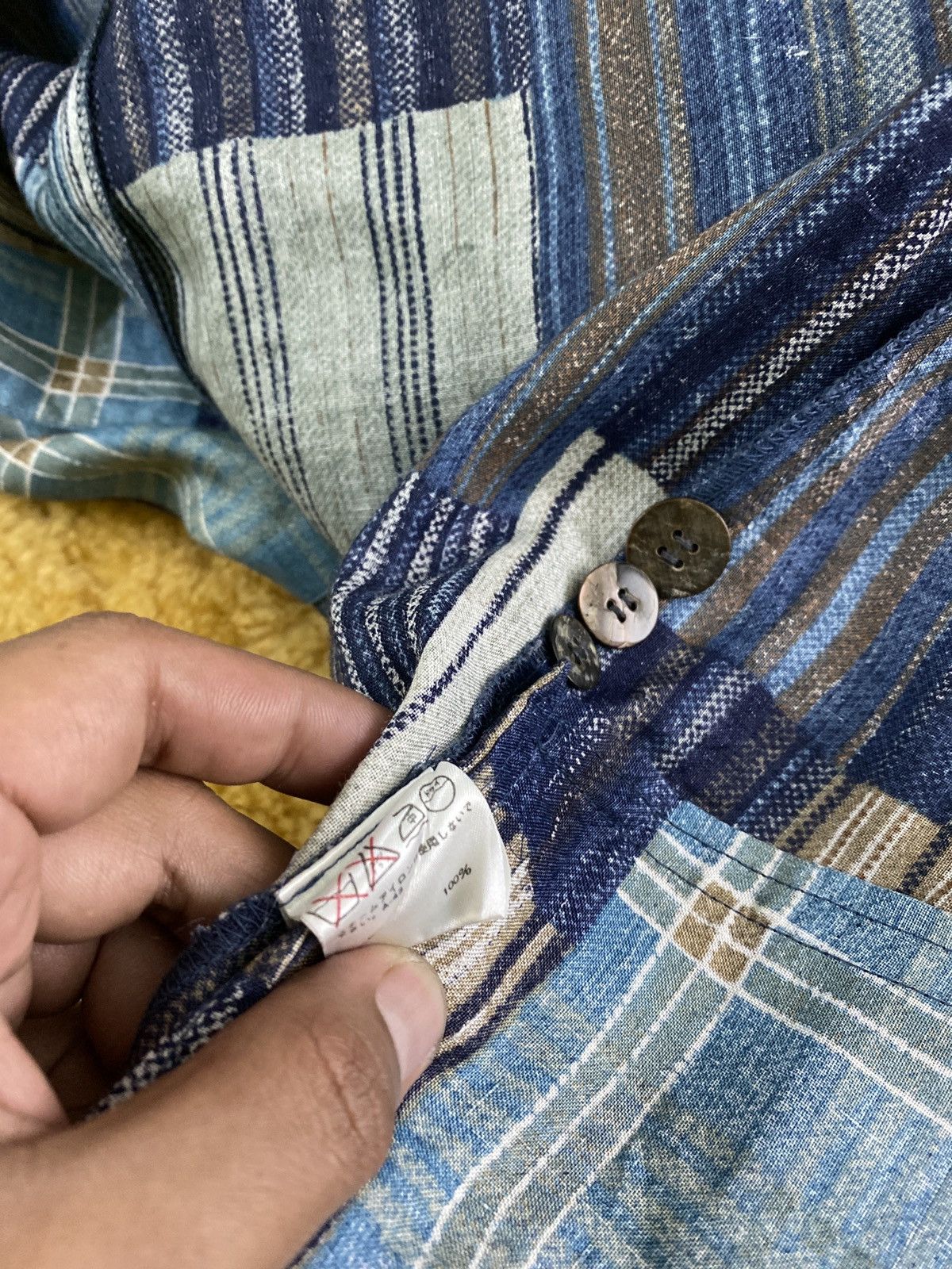 Issey Miyake 🔥EPIC🔥ISSEY MIYAKE VINTAGE LINEN JACKET Size US M / EU 48-50 / 2 - 15 Thumbnail