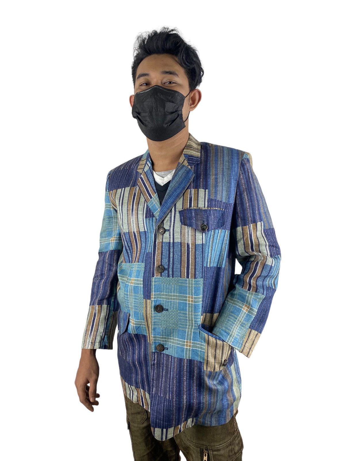 Issey Miyake 🔥EPIC🔥ISSEY MIYAKE VINTAGE LINEN JACKET Size US M / EU 48-50 / 2 - 12 Thumbnail