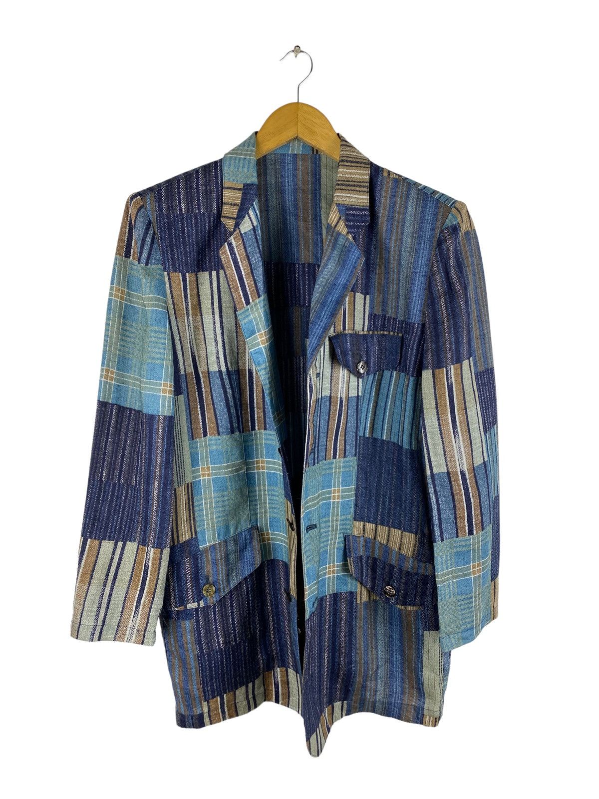 Issey Miyake 🔥EPIC🔥ISSEY MIYAKE VINTAGE LINEN JACKET Size US M / EU 48-50 / 2 - 2 Thumbnail