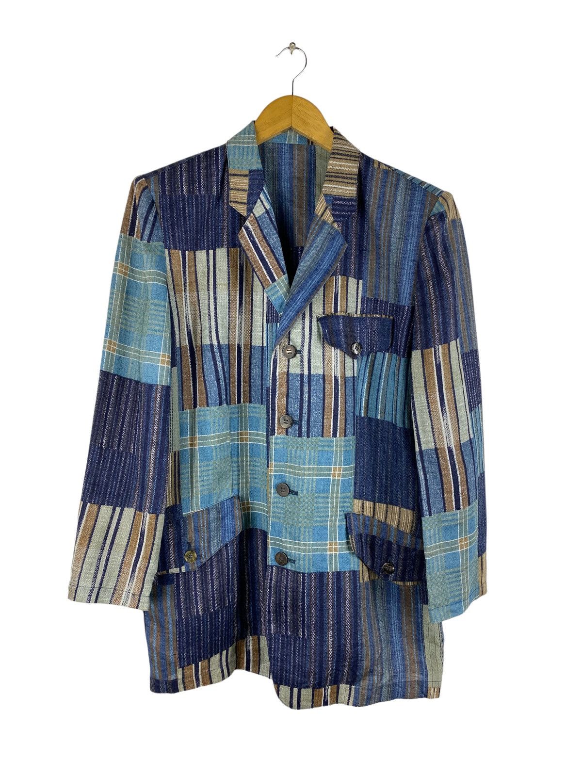 Issey Miyake 🔥EPIC🔥ISSEY MIYAKE VINTAGE LINEN JACKET Size US M / EU 48-50 / 2 - 4 Thumbnail