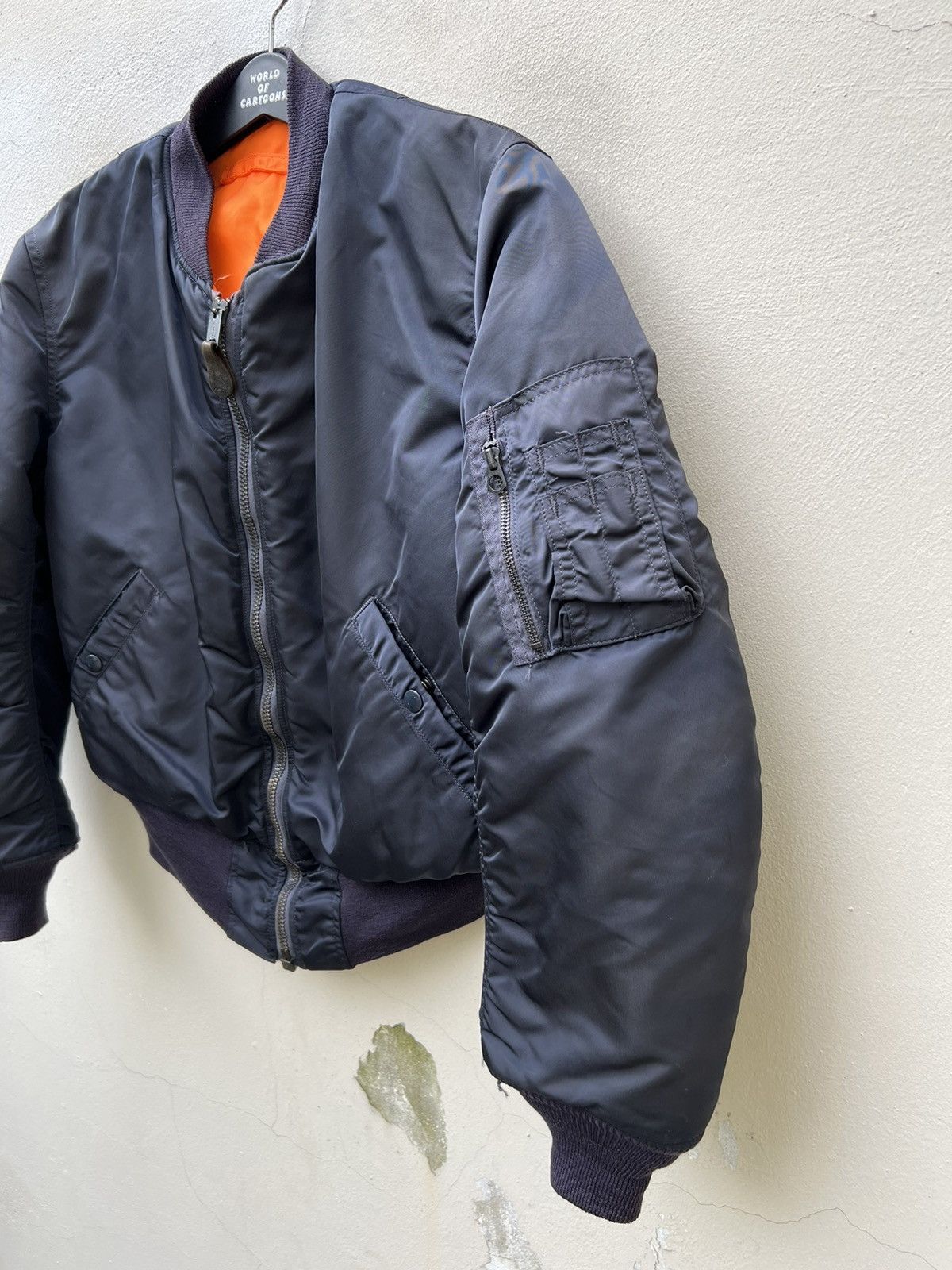 Alpha Industries Vintage 1969 Alpha Industries USAF MA-1 Flight Bomber Jacket Size US M / EU 48-50 / 2 - 4 Thumbnail