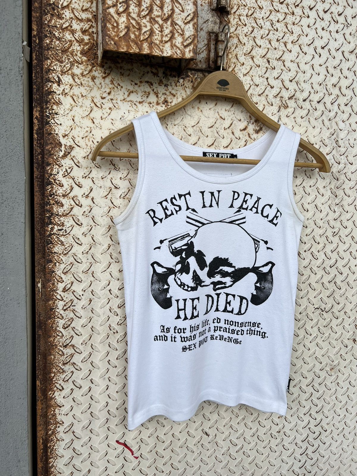 Vintage SEXPOT REVENGE PUNK SINGLET TEE Size ONE SIZE - 3 Thumbnail