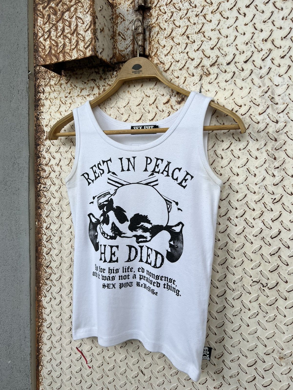 Vintage SEXPOT REVENGE PUNK SINGLET TEE Size ONE SIZE - 2 Thumbnail