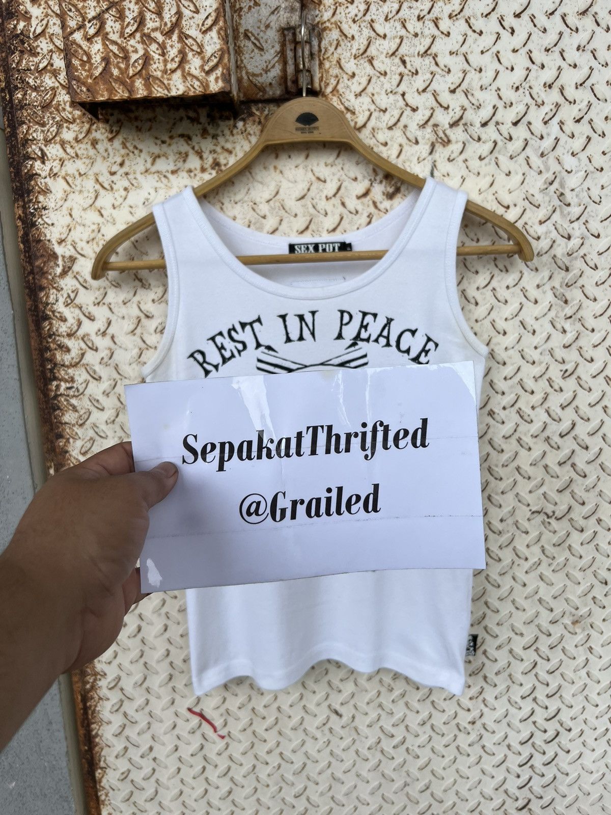 Vintage SEXPOT REVENGE PUNK SINGLET TEE Size ONE SIZE - 12 Thumbnail