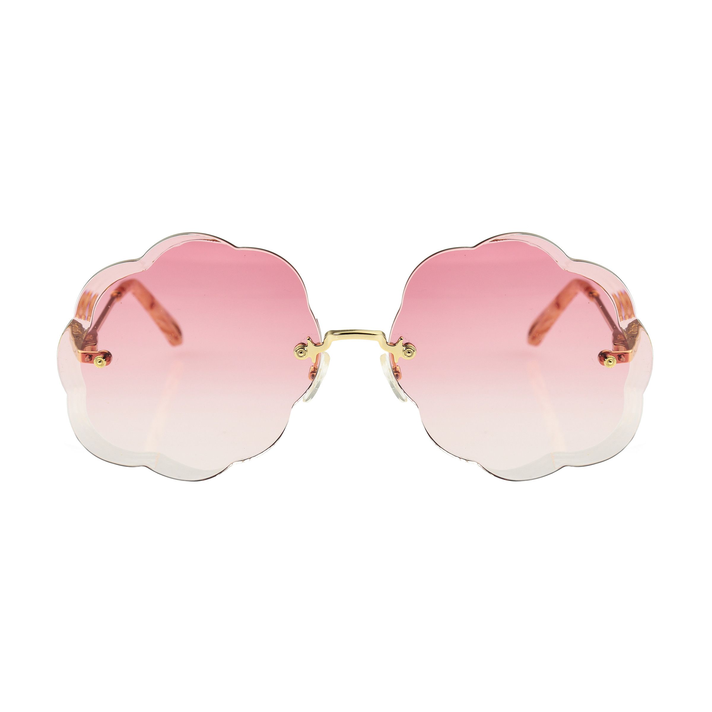 Chloe Chloe Oversized Pink Rimless Glasses CE156S | Grailed