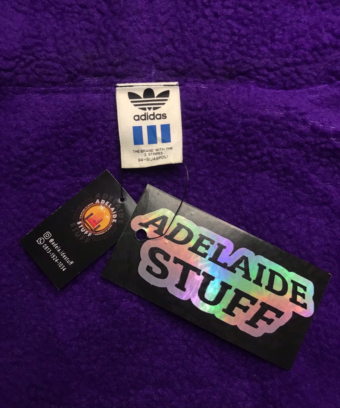 Adidas × Vintage Windbreaker Jacket Adidas Big Logo Size US XXL / EU 58 / 5 - 9 Thumbnail