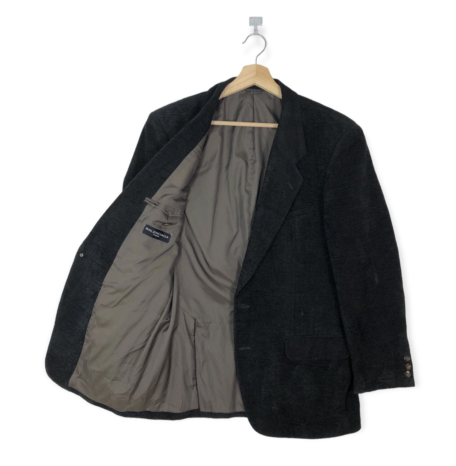 Balenciaga RARE🔥VINTAGE 80’S BALENCIAGA MADE IN JAPAN WOOL BLEND COAT Size US L / EU 52-54 / 3 - 1 Thumbnail