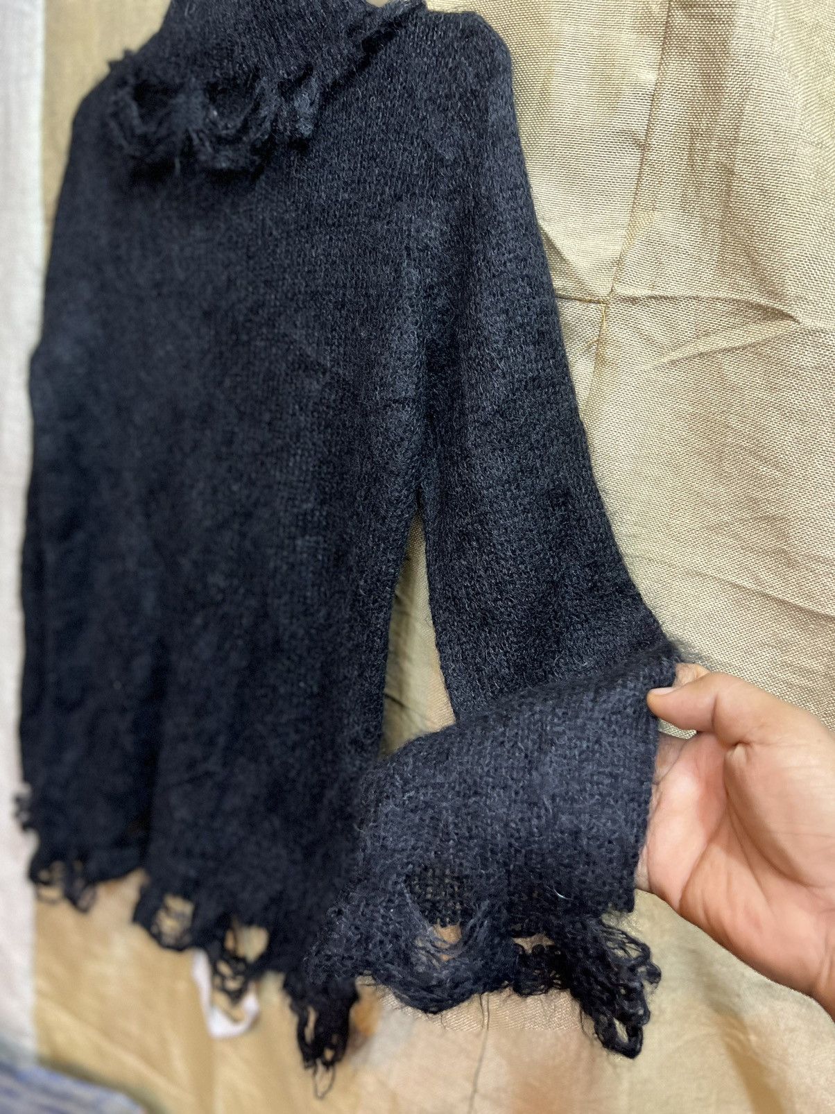Japanese Brand Rare 🔥kyoichi fujita by tsumori chisato turtleneck black Size XS / US 0-2 / IT 36-38 - 7 Thumbnail