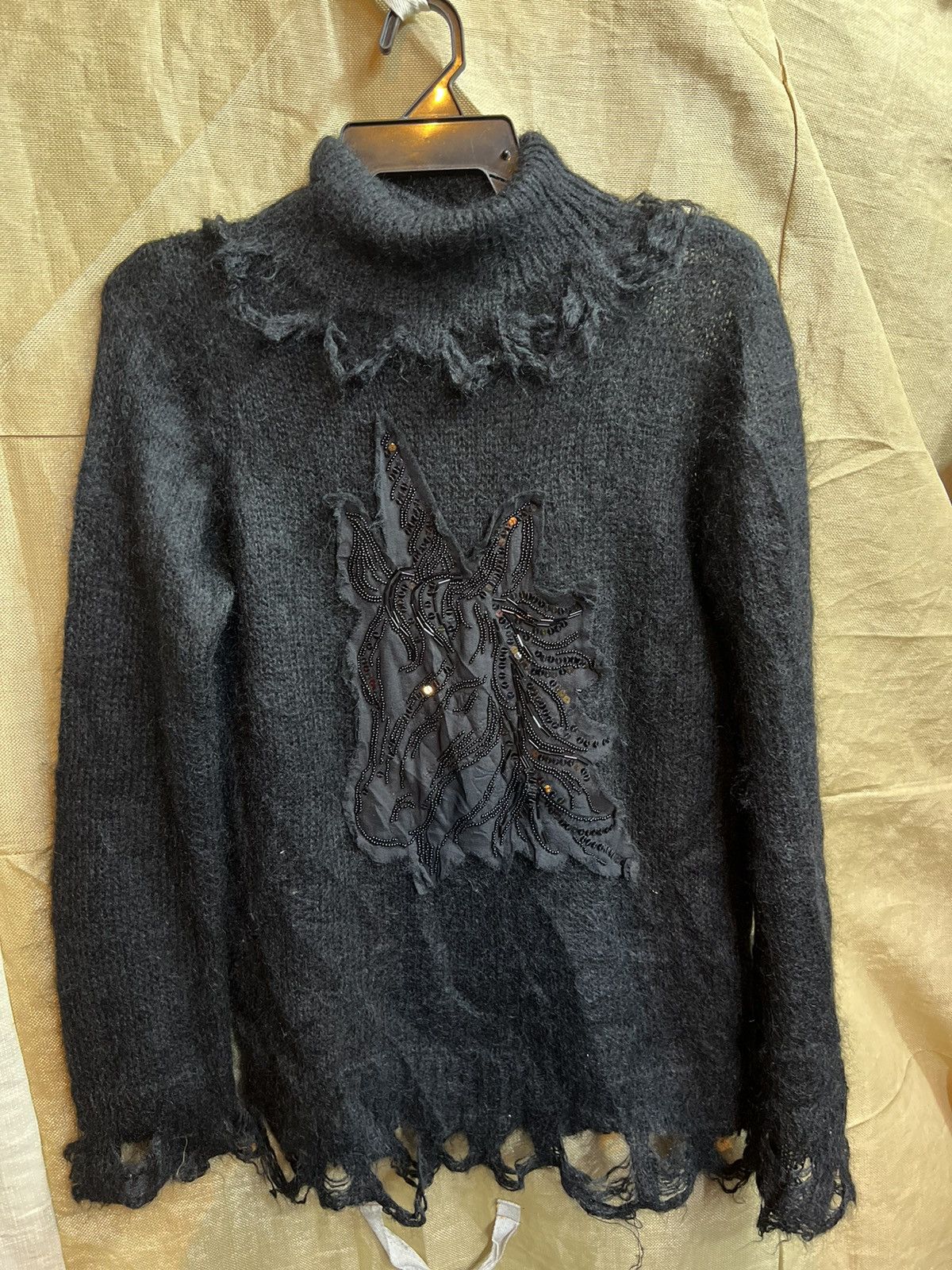 Japanese Brand Rare 🔥kyoichi fujita by tsumori chisato turtleneck black Size XS / US 0-2 / IT 36-38 - 12 Thumbnail