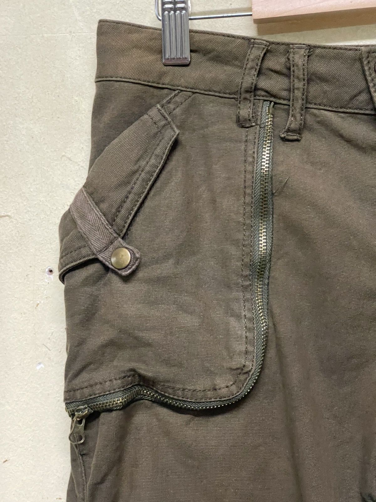 Seditionaries Japanese Brand A.T Military Colour Bondage Pants Size US 30 / EU 46 - 4 Thumbnail