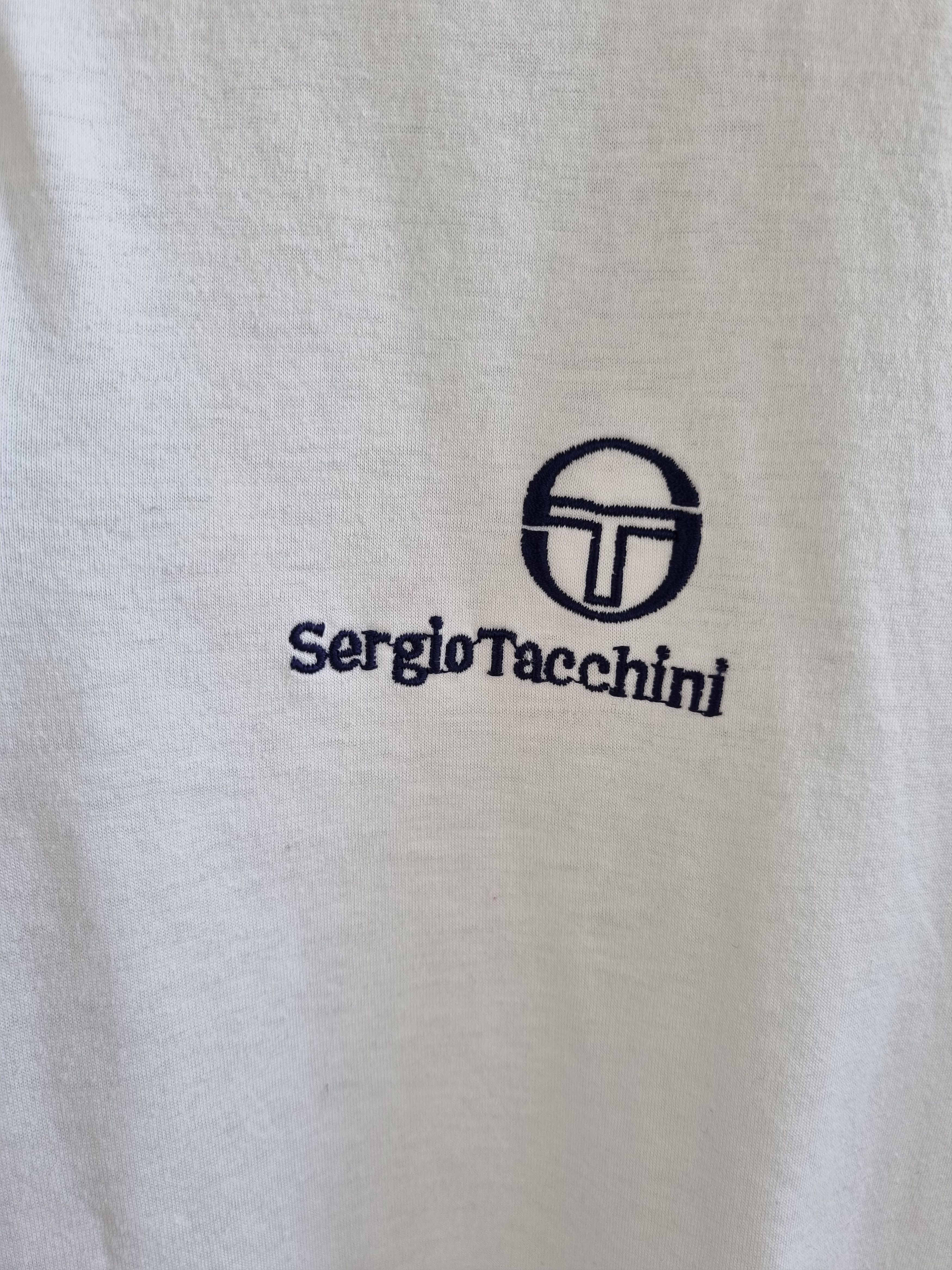 Sergio Tacchini 90s Sergio Tacchini Art Polo Shirt Vintage Tennis Golf Size US L / EU 52-54 / 3 - 6 Thumbnail