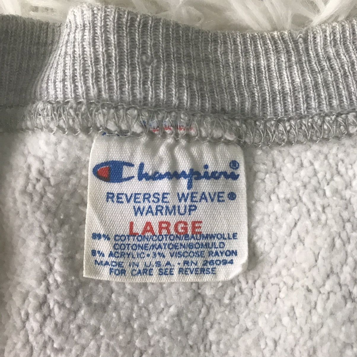 Champion × Vintage Vtg Reverse Weave Warmup Champion Sweatshirt Size US L / EU 52-54 / 3 - 18 Thumbnail