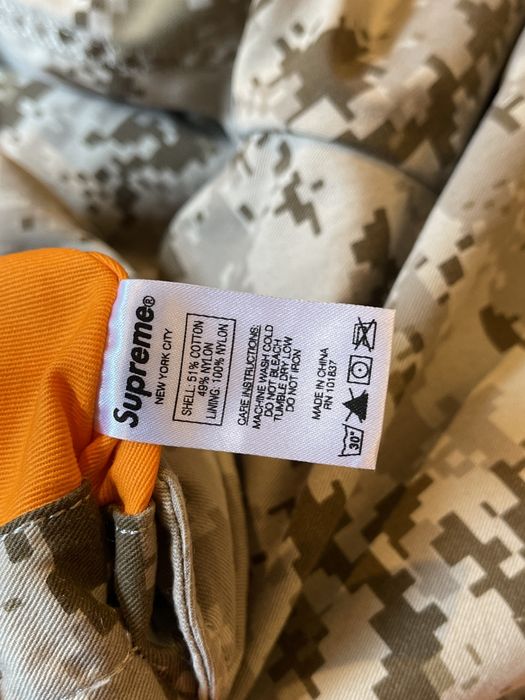 Supreme Supreme Digi camo MA-1 tan Orange Reversible Bomber Jacket