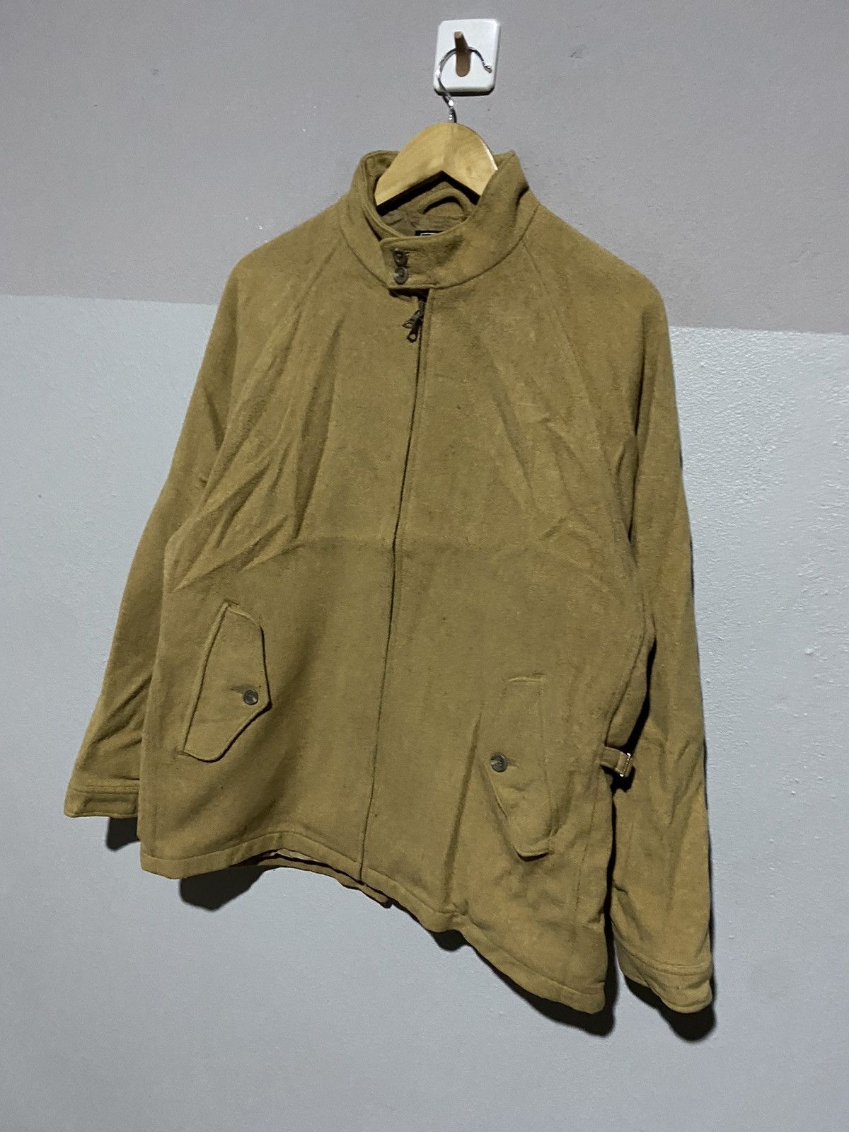 Ralph Lauren Vintage Polo by Ralph Lauren High-Neck Wool Jacket Camel Tan Size US L / EU 52-54 / 3 - 5 Thumbnail