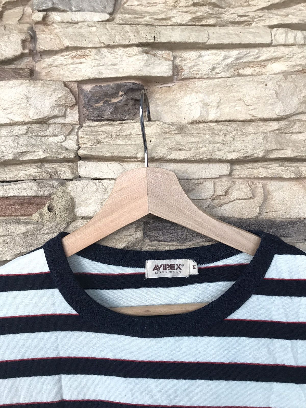 Avirex Vintage Avirex Stripes Pocket Tee Size M / US 6-8 / IT 42-44 - 2 Thumbnail