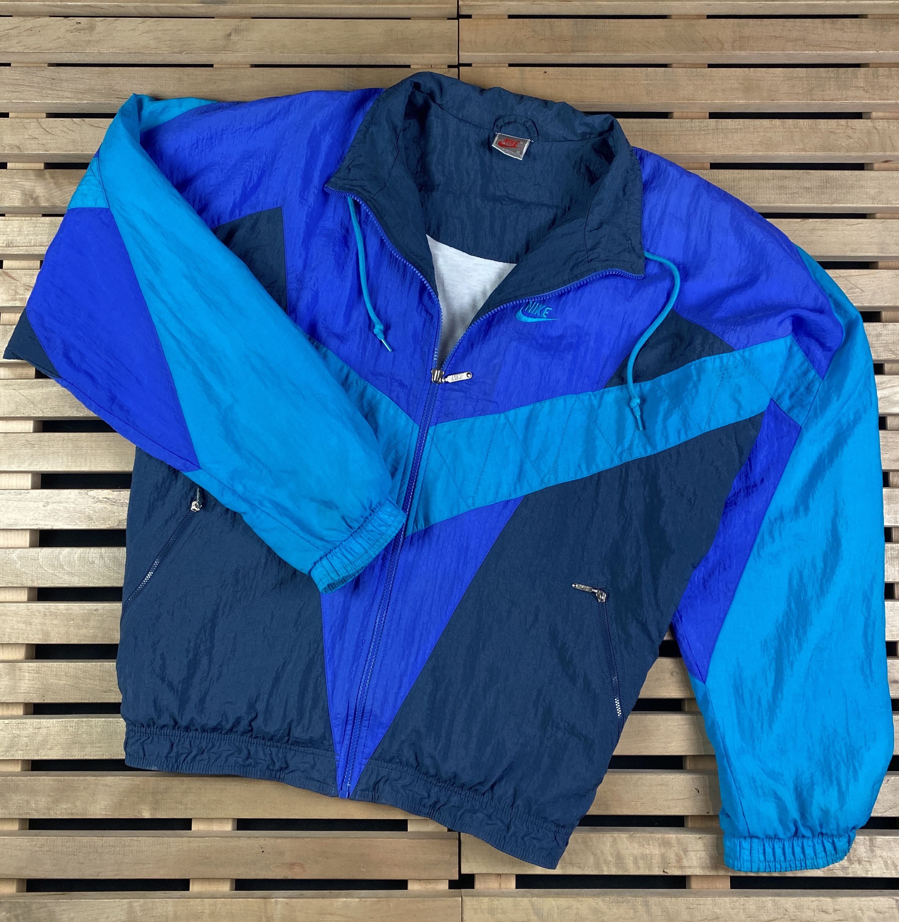 Nike × Vintage Mens Bomber Jacket Nike Vintage Swoosh Size XL Size US XL / EU 56 / 4 - 1 Thumbnail