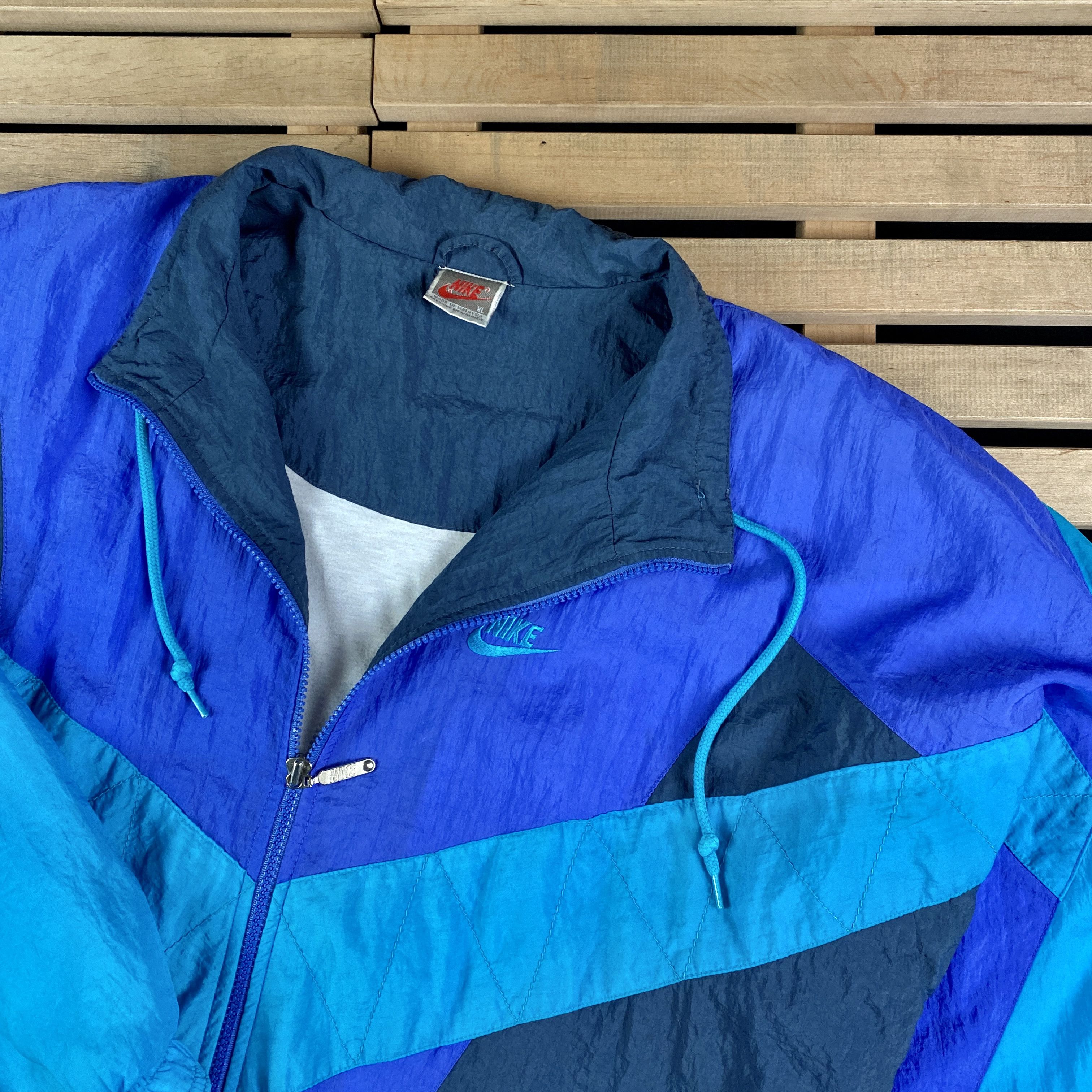 Nike × Vintage Mens Bomber Jacket Nike Vintage Swoosh Size XL Size US XL / EU 56 / 4 - 2 Thumbnail