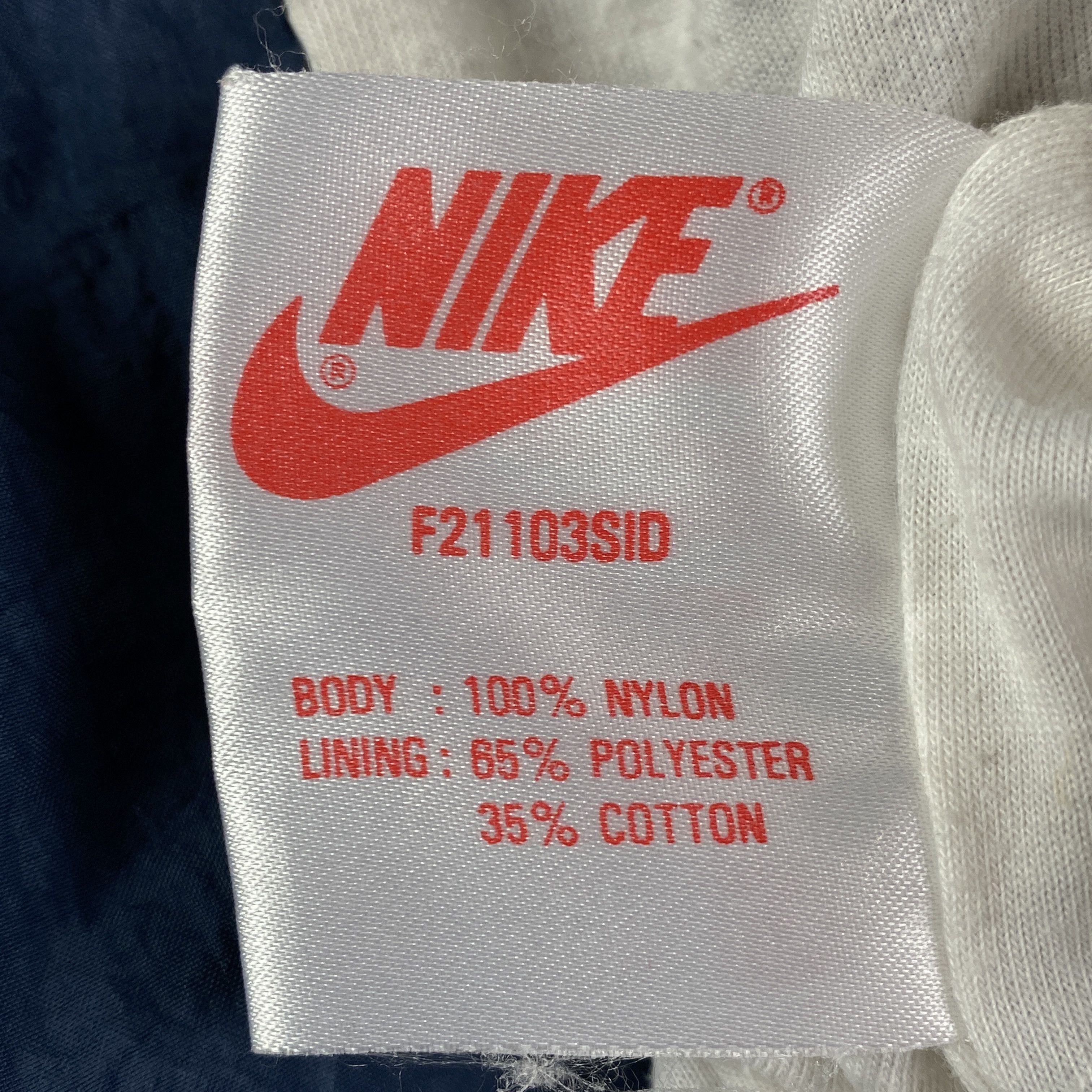 Nike × Vintage Mens Bomber Jacket Nike Vintage Swoosh Size XL Size US XL / EU 56 / 4 - 5 Thumbnail