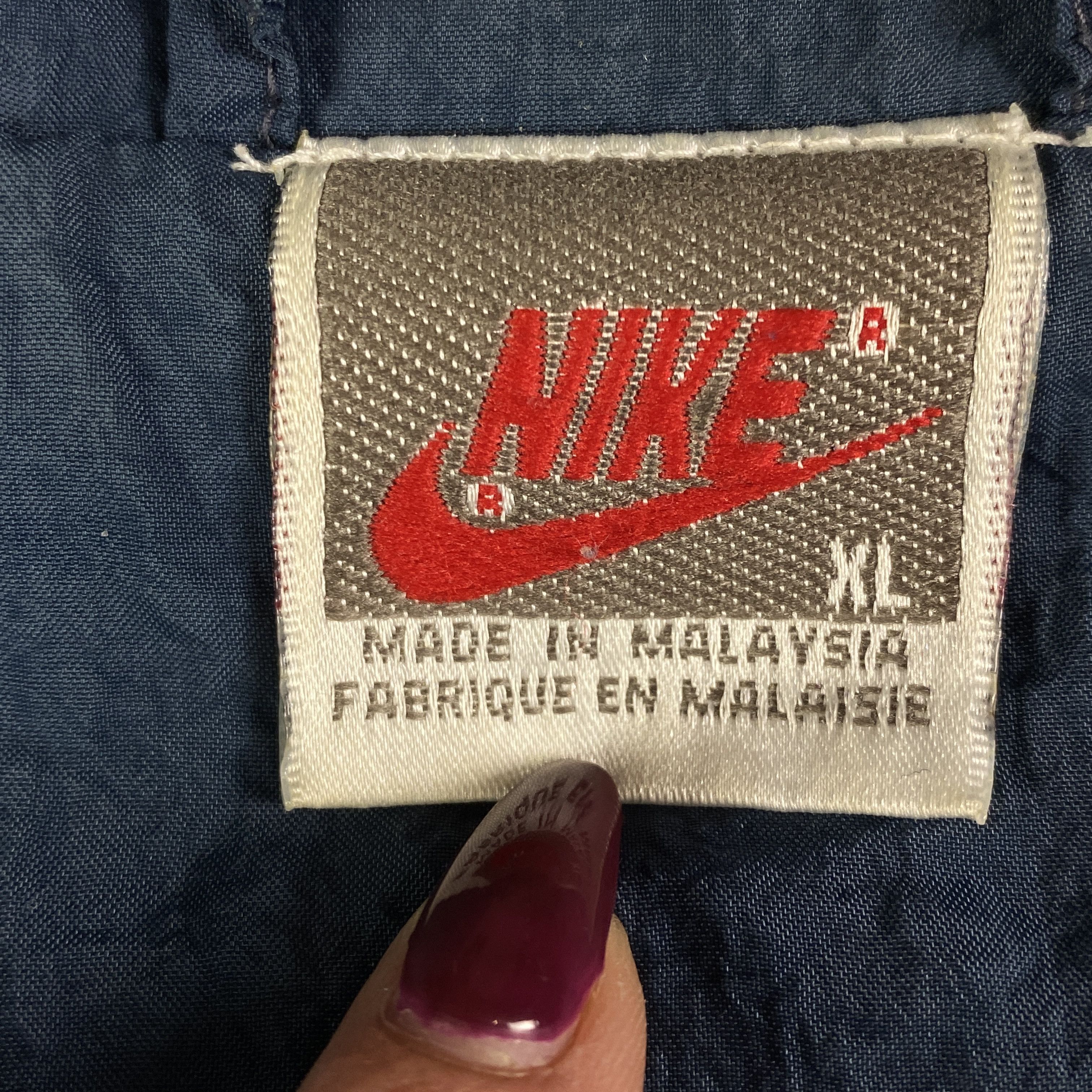 Nike × Vintage Mens Bomber Jacket Nike Vintage Swoosh Size XL Size US XL / EU 56 / 4 - 4 Thumbnail
