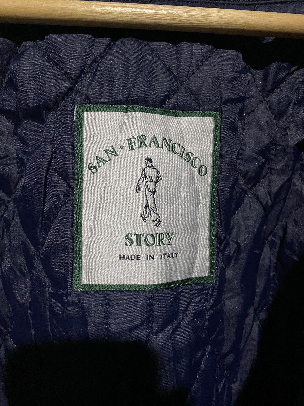 Other Vintage San Francisco Story Navy Wool Jacket – Made in Italy Size US L / EU 52-54 / 3 - 6 Thumbnail