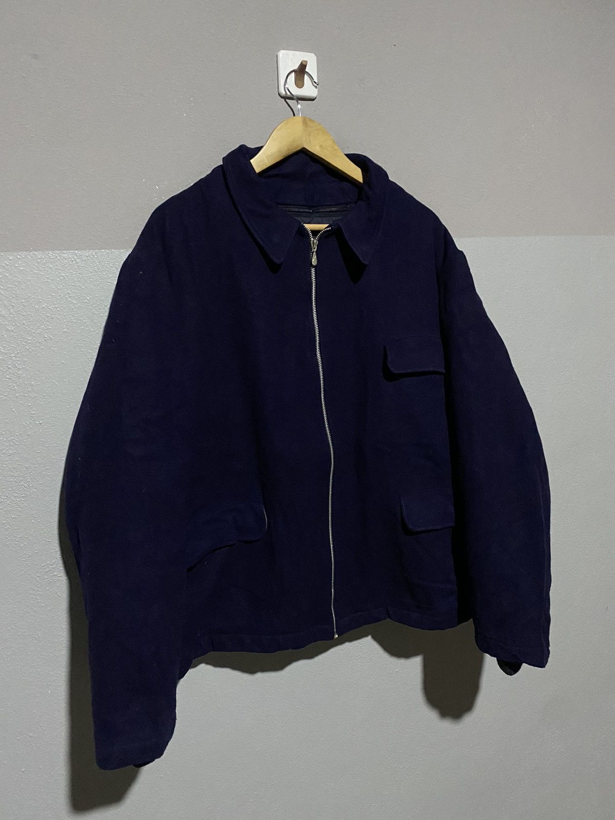 Other Vintage San Francisco Story Navy Wool Jacket – Made in Italy Size US L / EU 52-54 / 3 - 3 Thumbnail