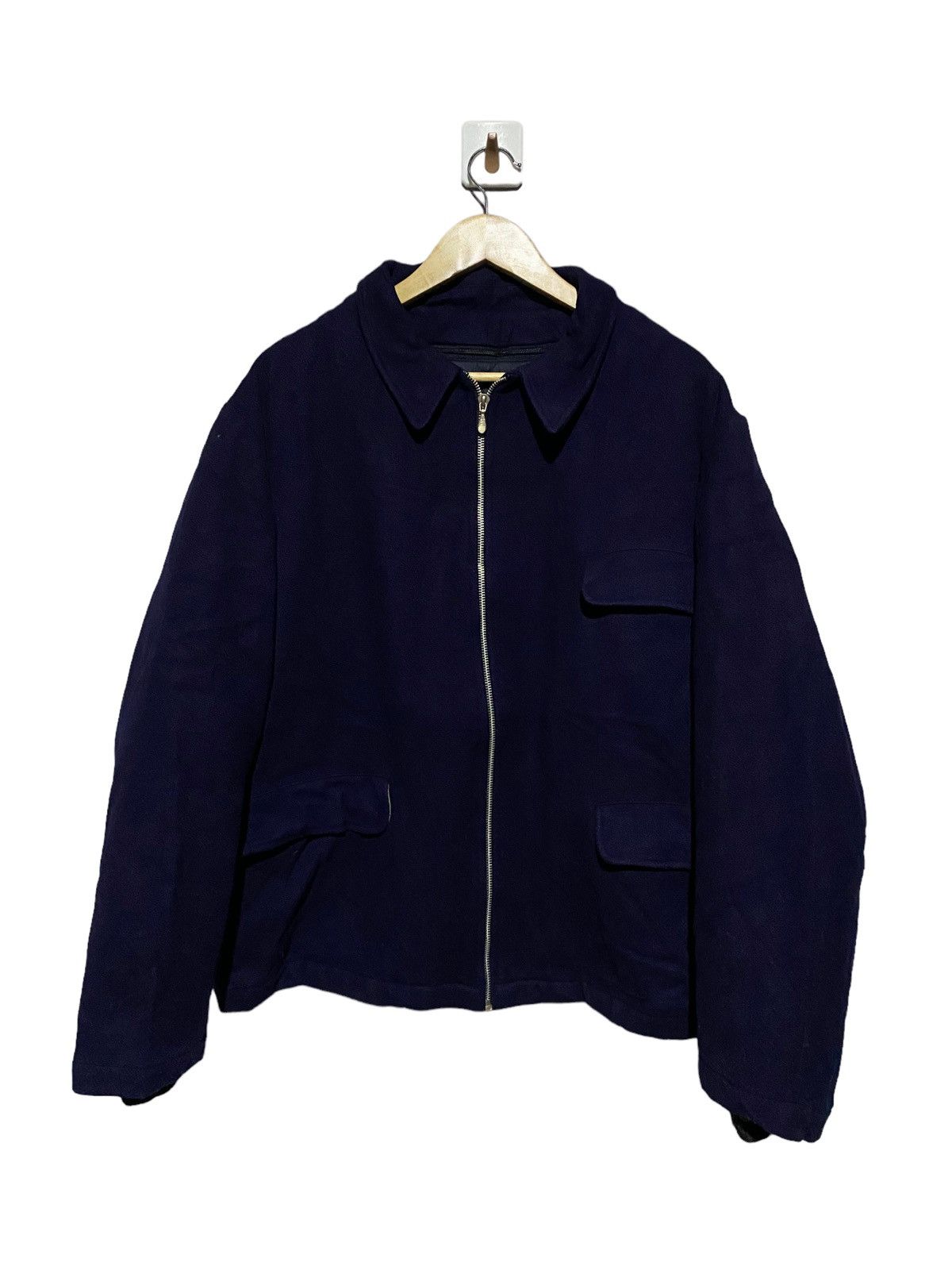 Other Vintage San Francisco Story Navy Wool Jacket – Made in Italy Size US L / EU 52-54 / 3 - 1 Thumbnail