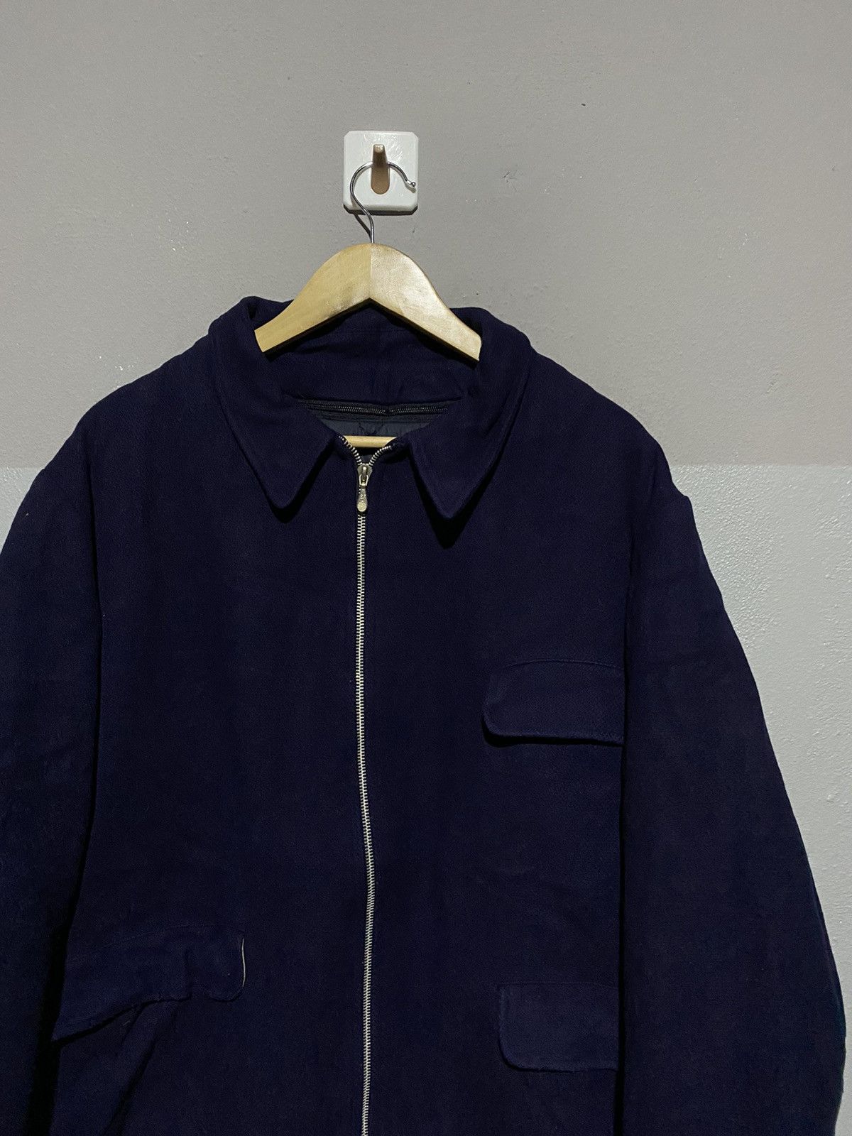 Other Vintage San Francisco Story Navy Wool Jacket – Made in Italy Size US L / EU 52-54 / 3 - 5 Thumbnail