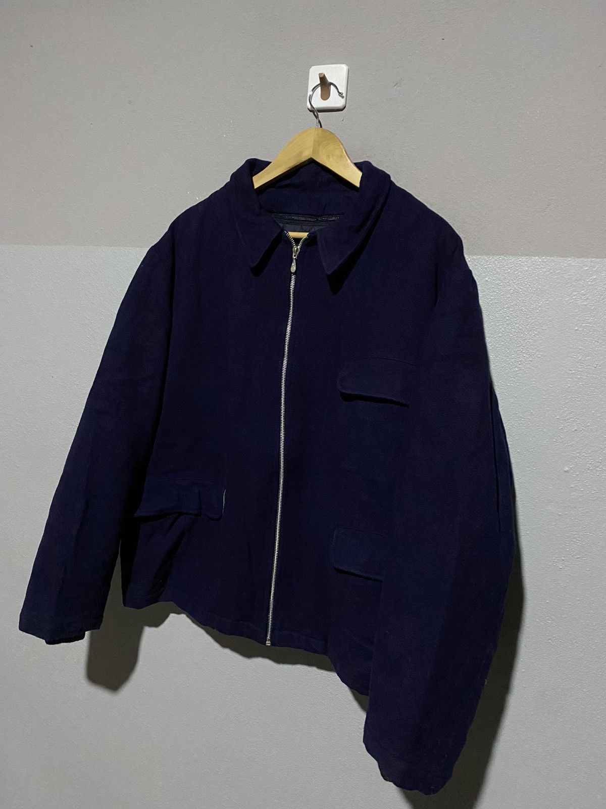 Other Vintage San Francisco Story Navy Wool Jacket – Made in Italy Size US L / EU 52-54 / 3 - 4 Thumbnail