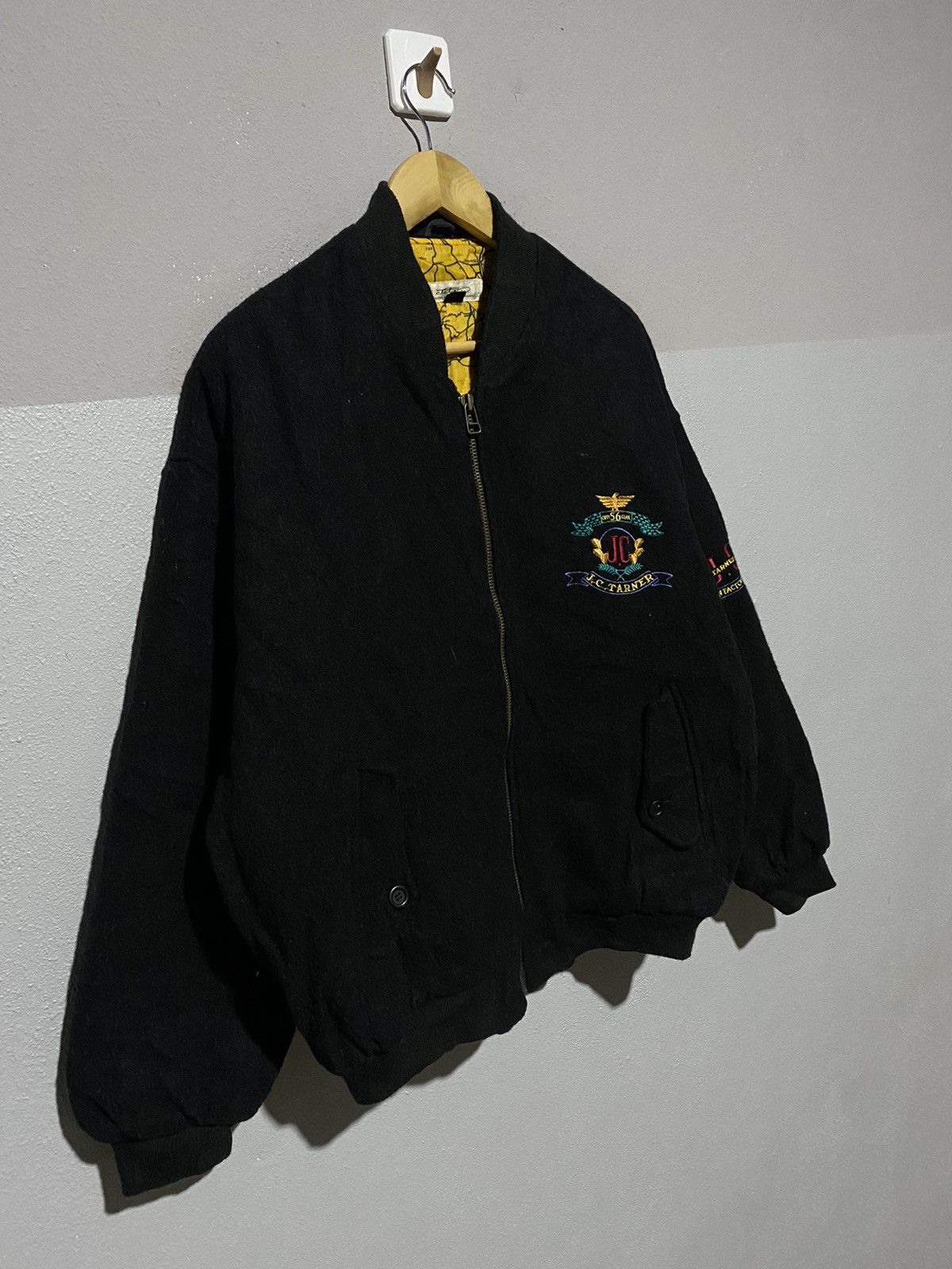 Vintage Vintage JC Tarner Bomber Jacket – Unisex Retro Outerwear Size US L / EU 52-54 / 3 - 5 Thumbnail