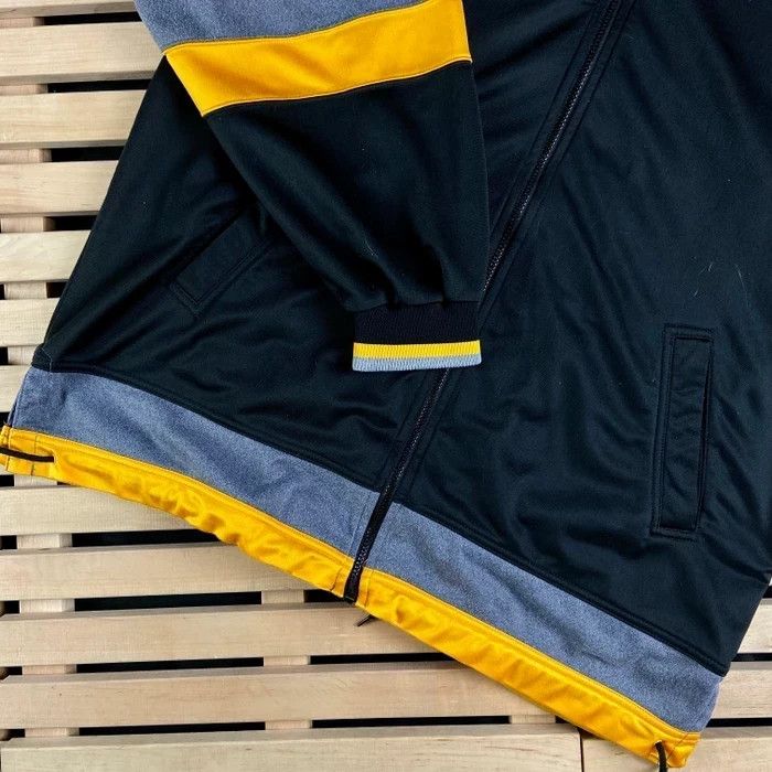 Nike × Vintage Mens Bomber Jacket Nike Back Big Logo Size XL Vintage Size US XL / EU 56 / 4 - 3 Thumbnail
