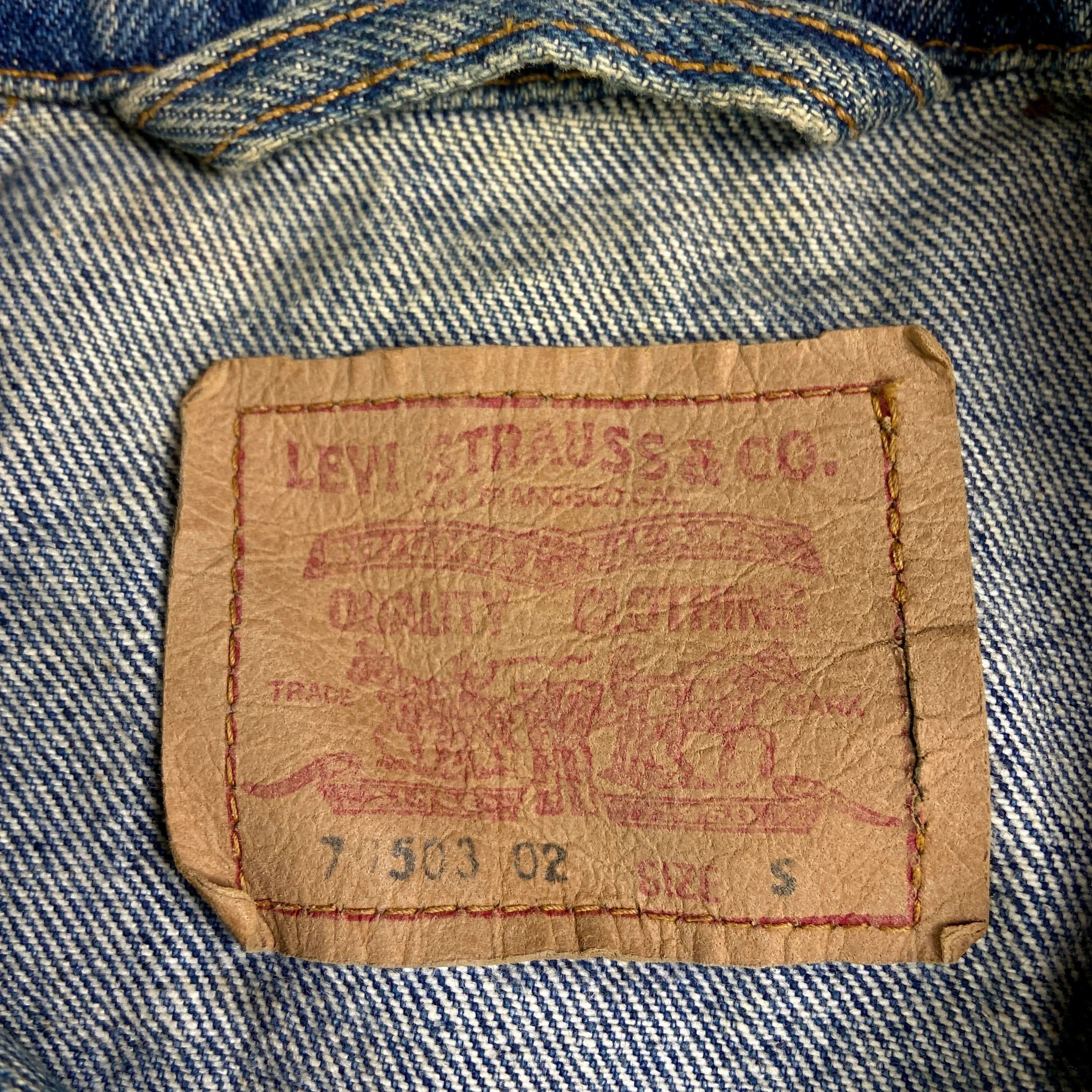 Levi's × Levi's Vintage Clothing × Vintage Mens Vintage Denim Bomber Jacket Levis Size S Size US S / EU 44-46 / 1 - 5 Thumbnail