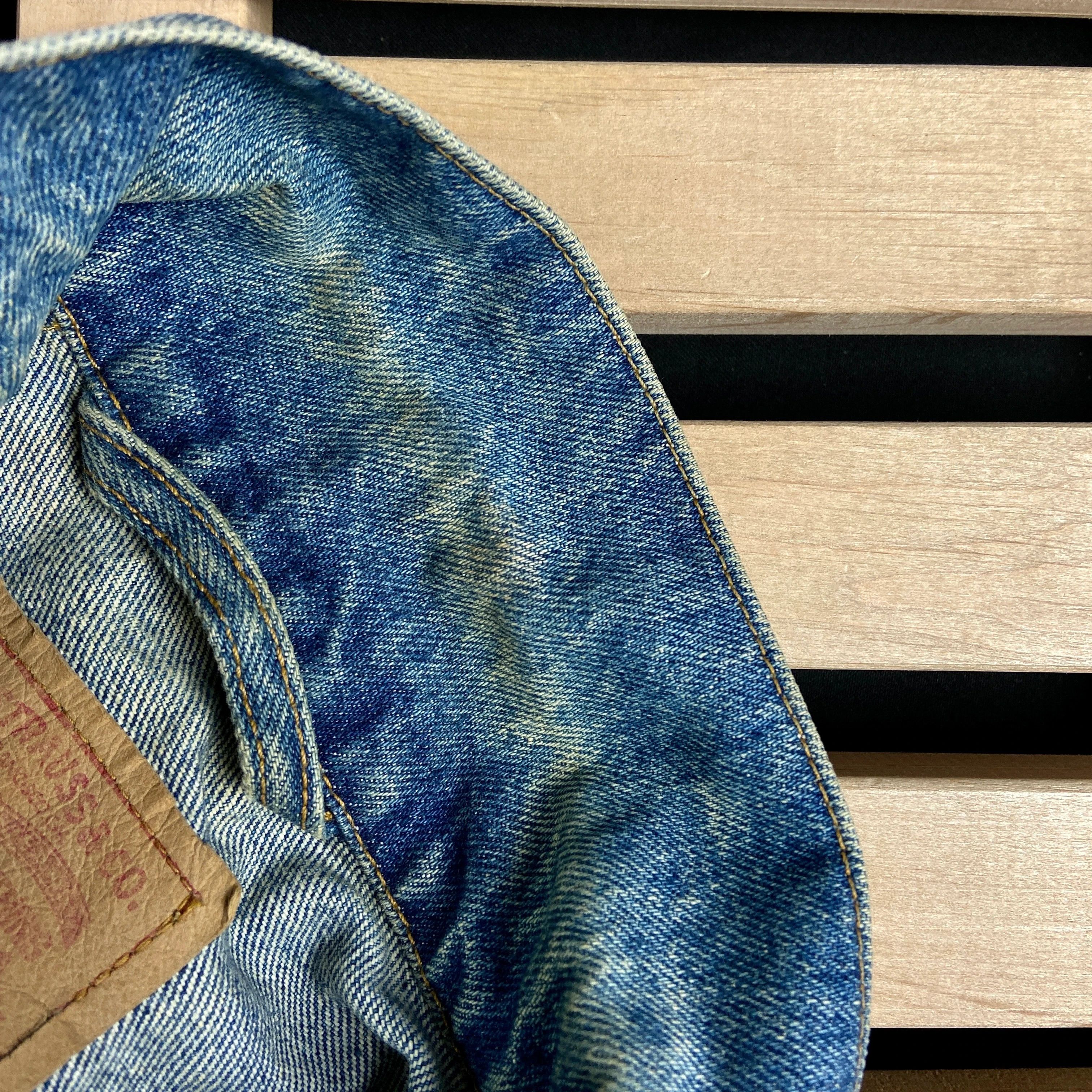 Levi's × Levi's Vintage Clothing × Vintage Mens Vintage Denim Bomber Jacket Levis Size S Size US S / EU 44-46 / 1 - 6 Thumbnail