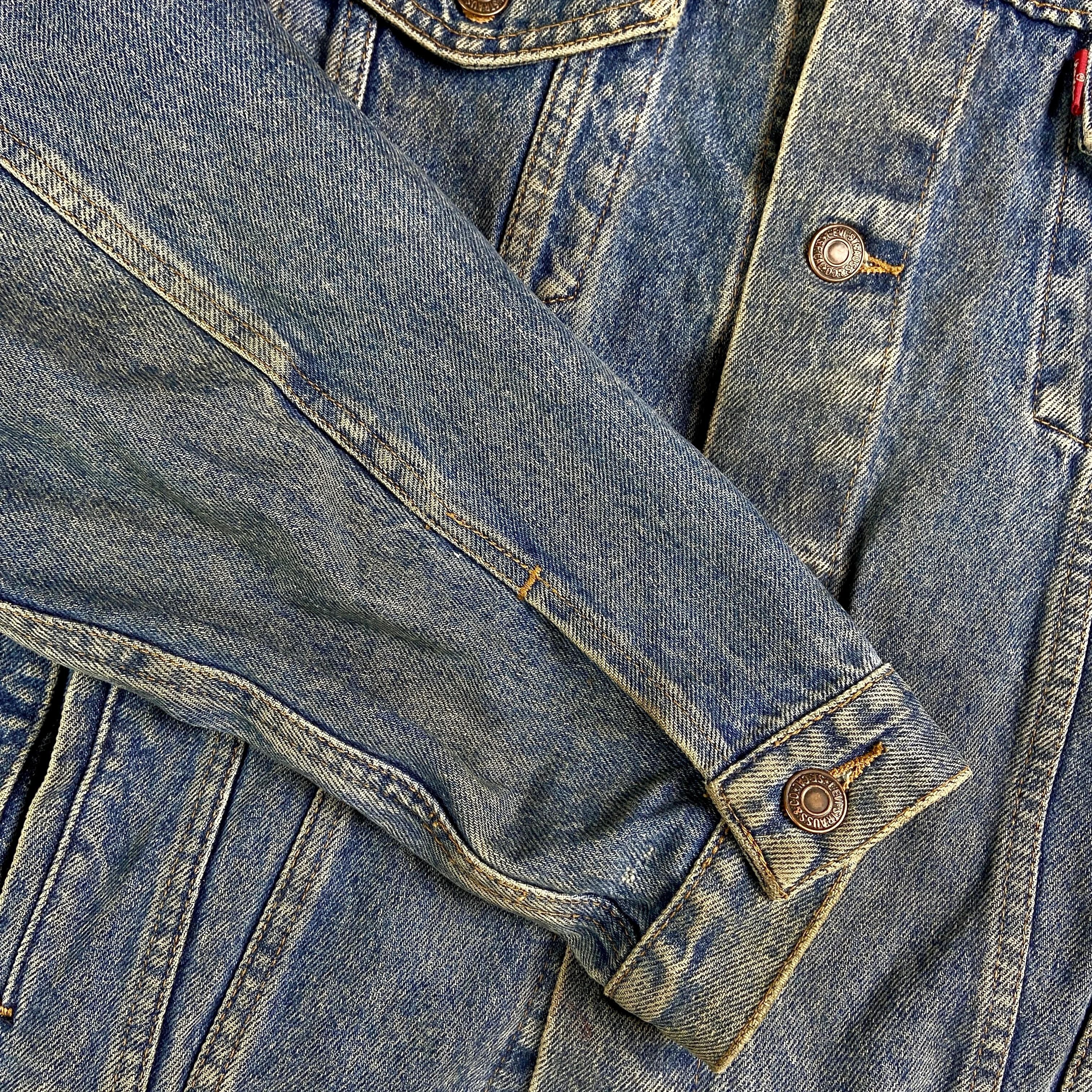 Levi's × Levi's Vintage Clothing × Vintage Mens Vintage Denim Bomber Jacket Levis Size S Size US S / EU 44-46 / 1 - 4 Thumbnail