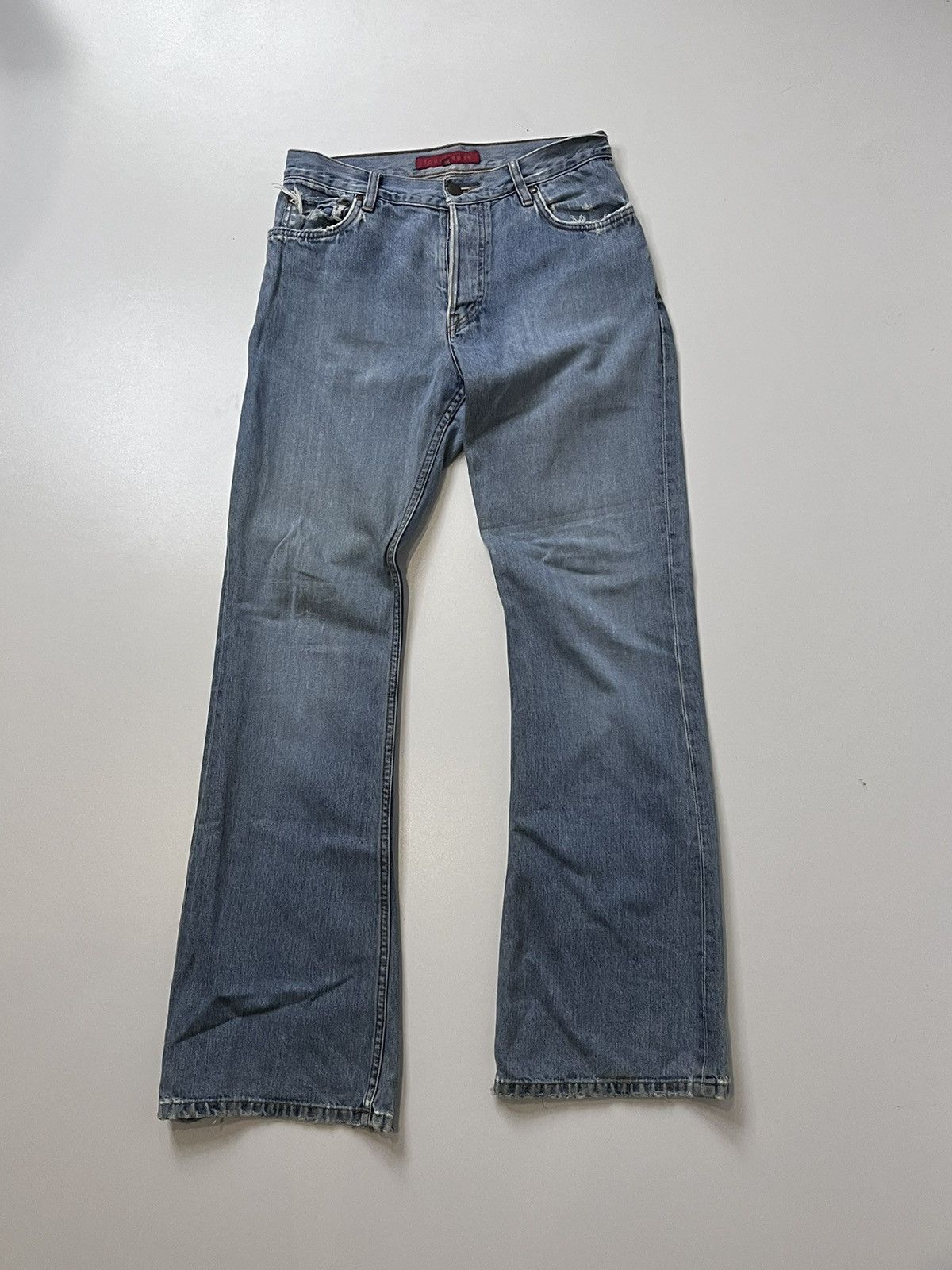FCUK Fcuk Vintage Distressed Denim Pants Jeans Flared y2k Size US 28 / EU 44 - 2 Thumbnail
