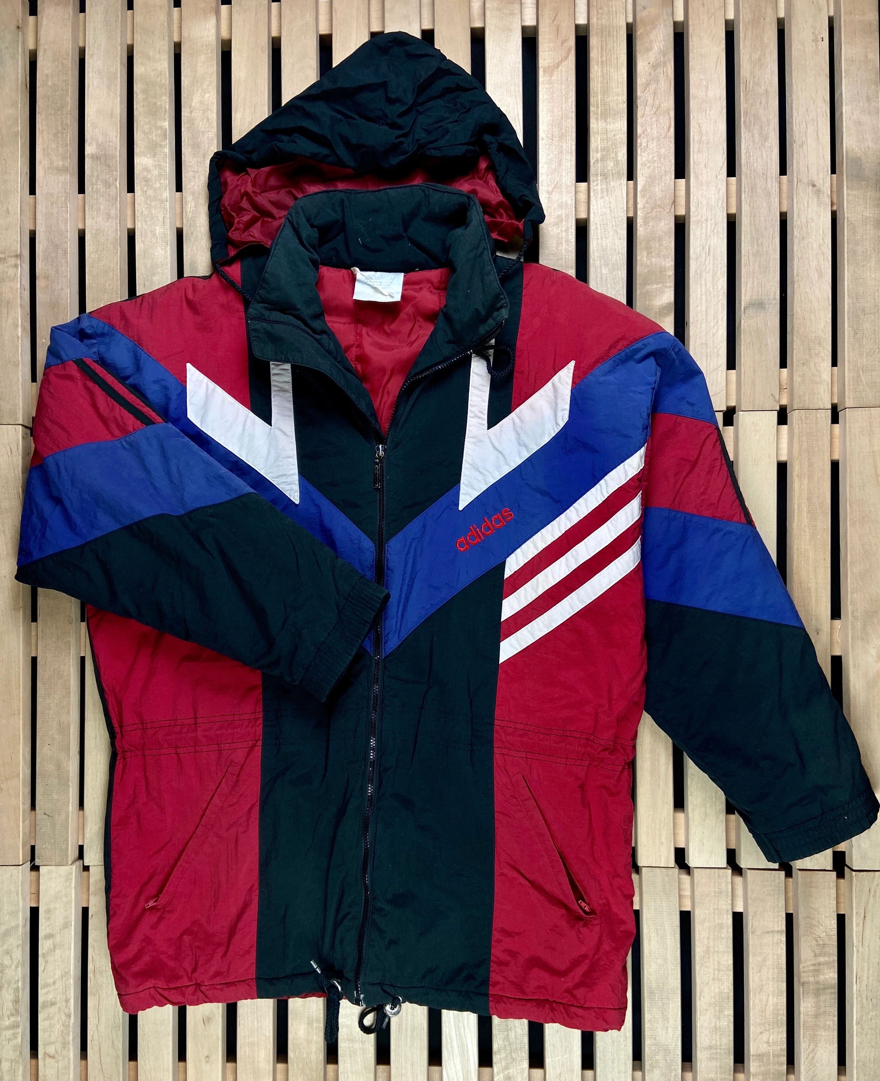 Adidas Streetwear Vintage Jacket Parka Adidas Originals Vintage Multicolor Size M Grailed