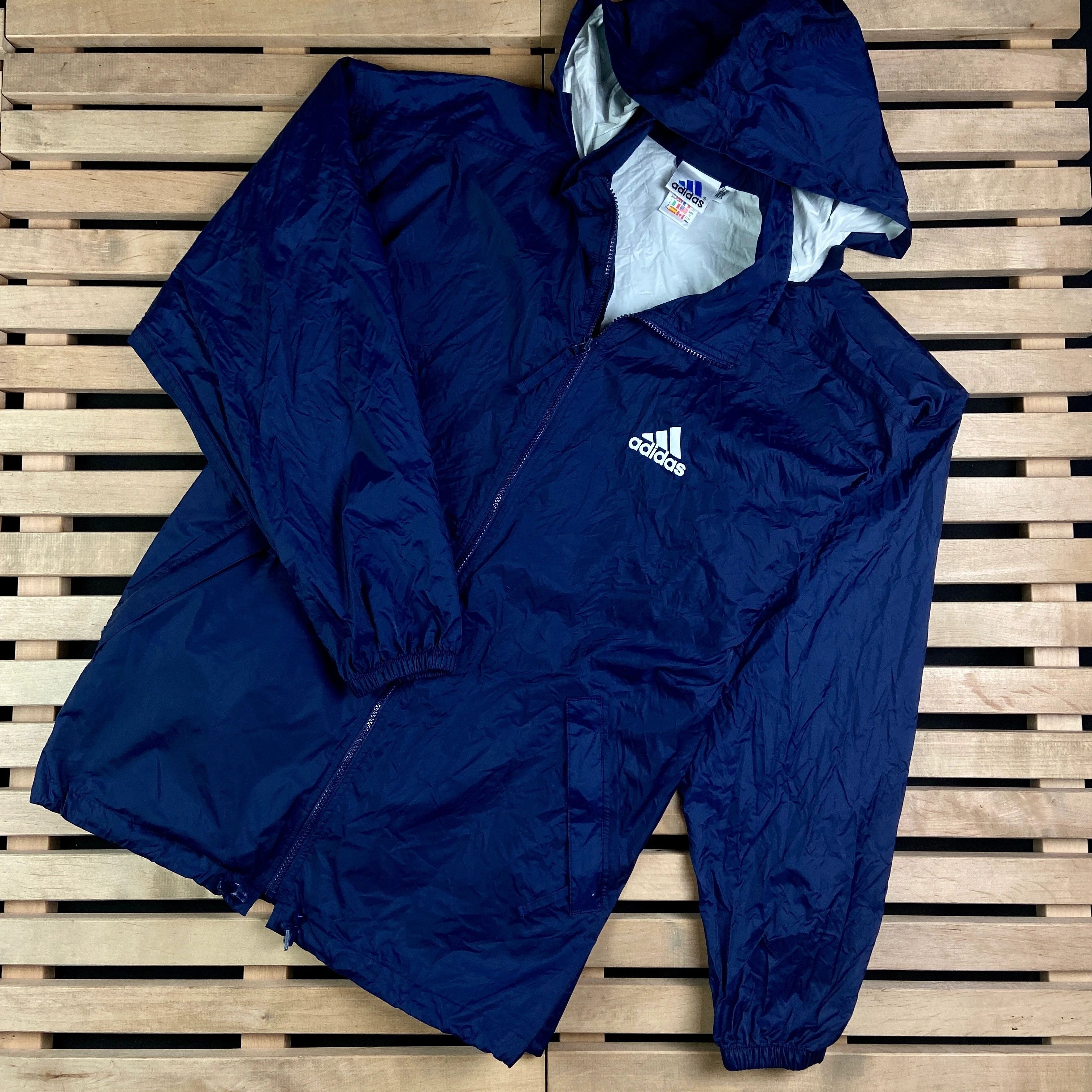 Adidas × Vintage Mens Hooded Jacket Adidas Vintage Size M Size US M / EU 48-50 / 2 - 1 Thumbnail
