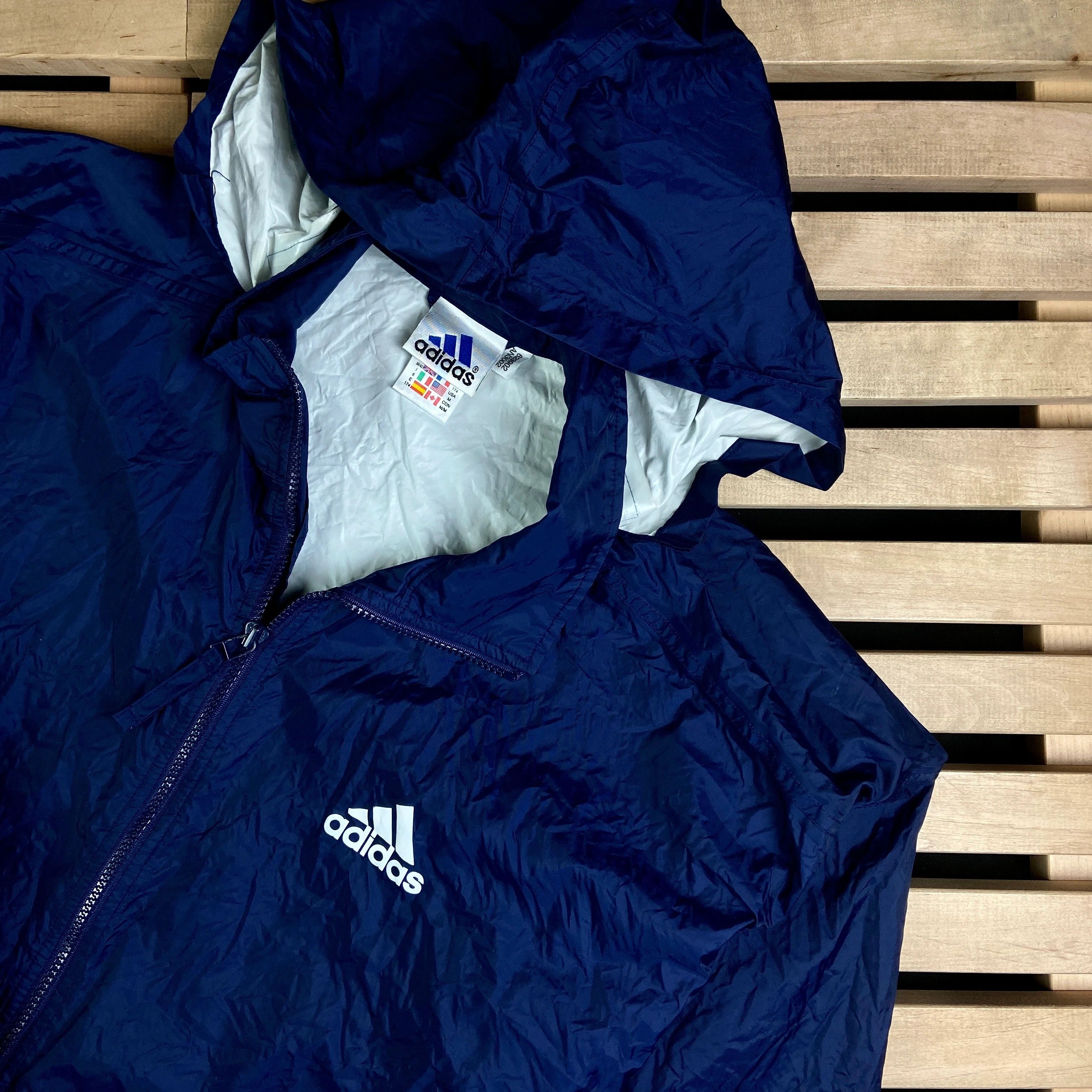 Adidas × Vintage Mens Hooded Jacket Adidas Vintage Size M Size US M / EU 48-50 / 2 - 2 Thumbnail