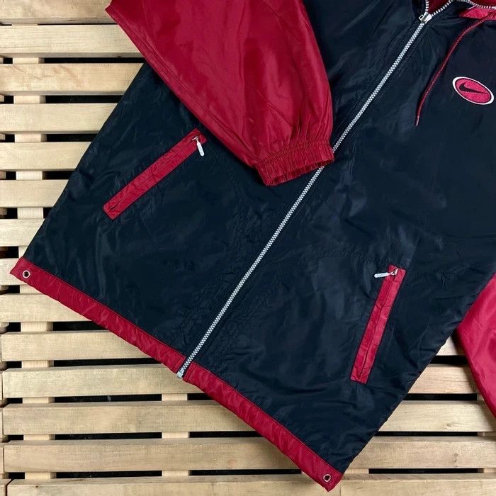 Nike × Vintage Mens Hooded Jacket Nike Vintage Big Logo Size S Nylon Size US S / EU 44-46 / 1 - 3 Thumbnail