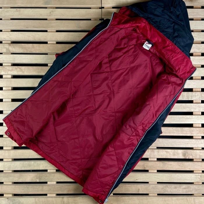 Nike × Vintage Mens Hooded Jacket Nike Vintage Big Logo Size S Nylon Size US S / EU 44-46 / 1 - 8 Thumbnail